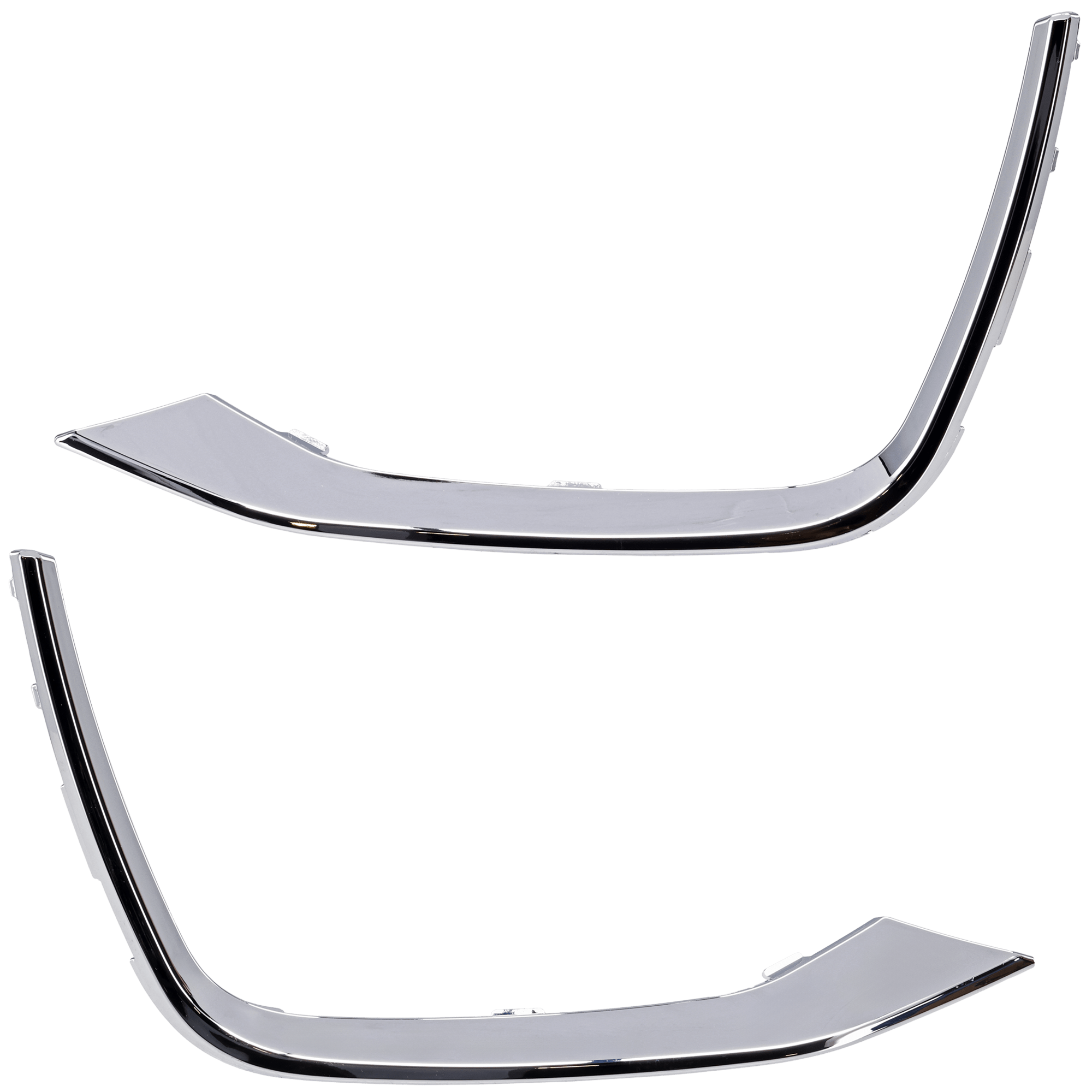 AM SPARK 19-22 FOG LAMP MOLDING RH AND LH Lower Opening Trim Chrome w o Spark Special Edition LT Model SKU SET GC10810055 Partslink GM1038298 GM1039298 OEM 42487161-42487165