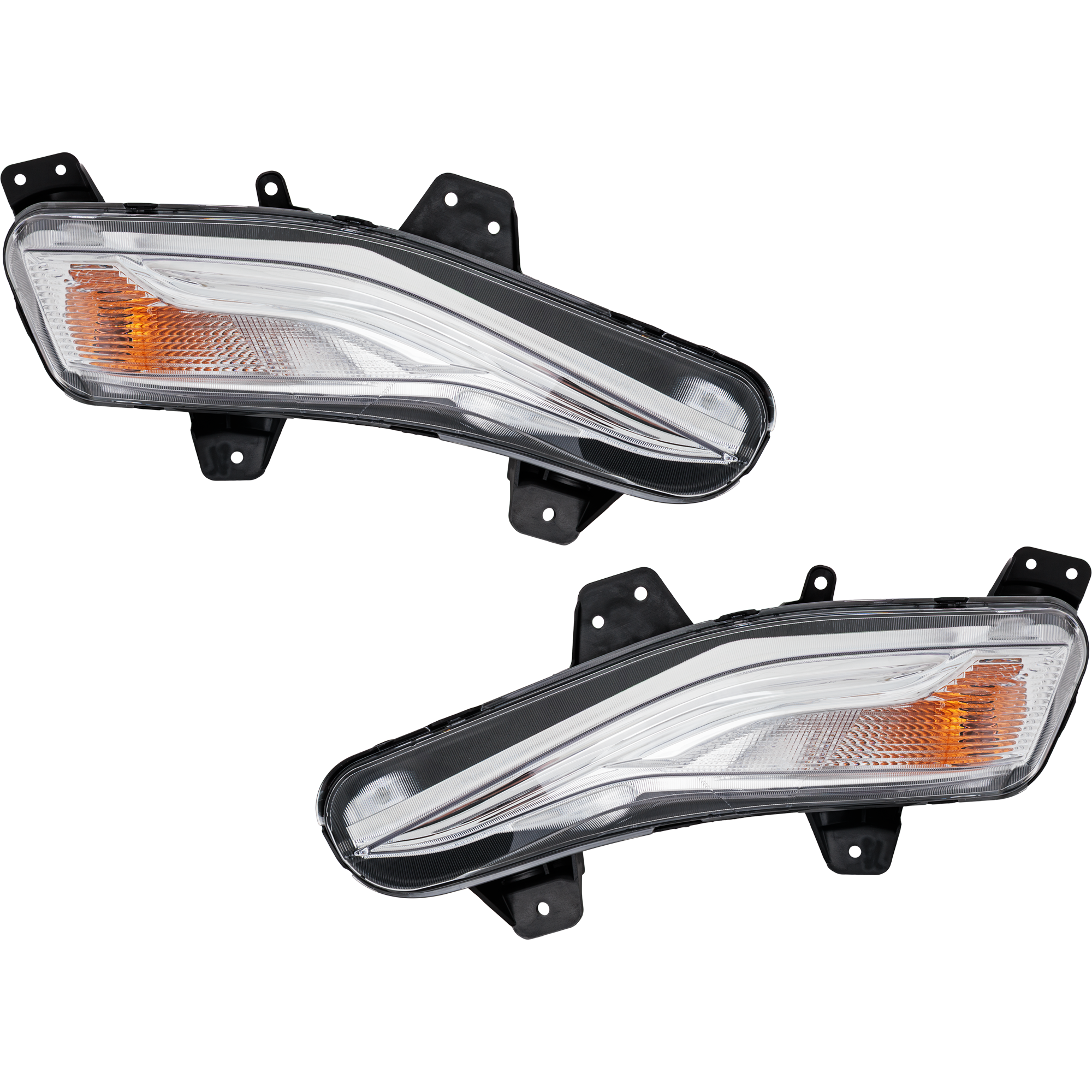 AM MALIBU 19-24 DRIVING LAMP RH AND LH Assembly Halogen Daytime Running Light CAPA SKU SET GC11150019AQ Partslink GM2562120C GM2563120C OEM 84843547-84843548