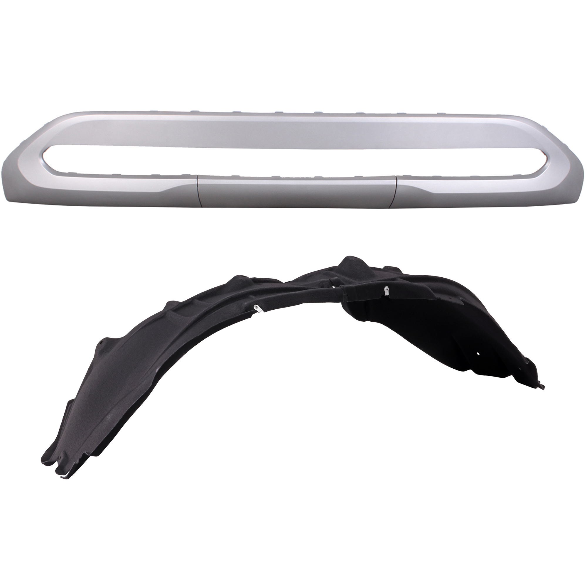 AM SILVERADO 1500-22-23 FRONT FENDER LINER RH AND LH Excludes ZR2 Model All Cab Types Thermo Form w o Insulation Foam CAPA SKU SET GC22210125Q Partslink GM1248331C GM1249331C OEM 85594208-85594209