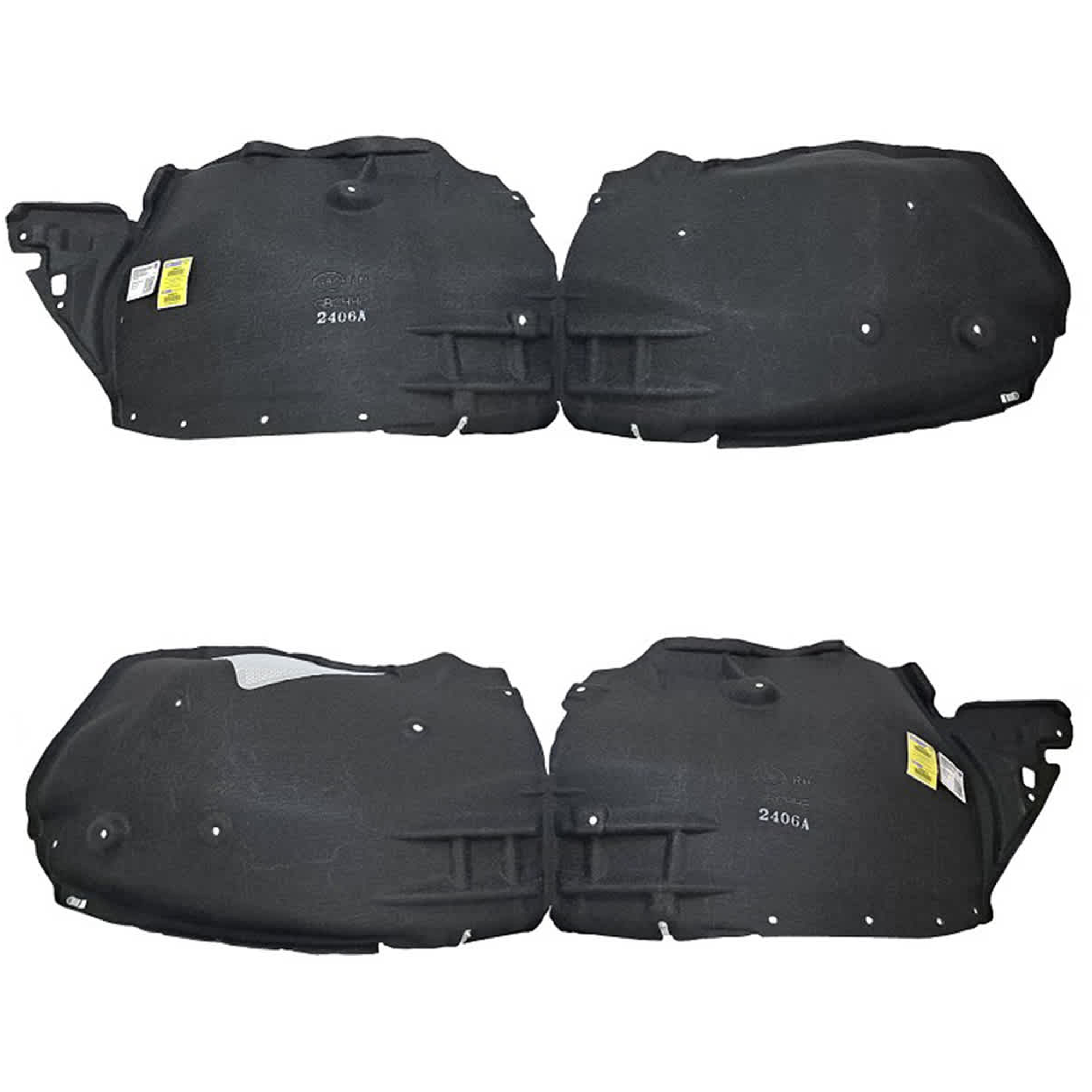 AM COLORADO 23-25 FRONT FENDER LINER RH AND LH Heat Form w o Insulation Foam LT Trail Boss WT Z71 Models CAPA SKU SET GC22210127Q Partslink GM1248332C GM1249332C OEM 84782825-84782826