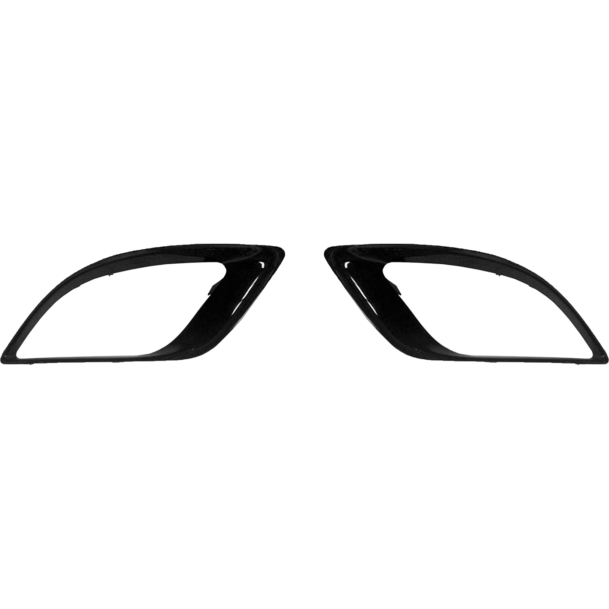 AM DURANGO 16-20 FRONT FOG LAMP MOLDING RH AND LH Black Exc. SRT Pursuit Models CAPA SKU SET GD108005Q Partslink CH1039162C CH1038162C OEM 5LS78DX8AB 5LS79DX8AB