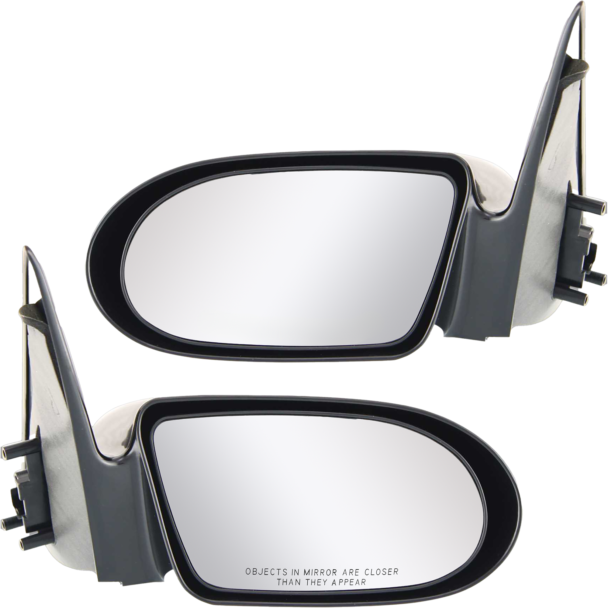 AM METRO 95-01 MIRROR RH AND LH Manual Adjust Non Folding Non Heated Paintable SKU SET GE11R Partslink GM1320269 GM1321269 OEM 30014013-30015430