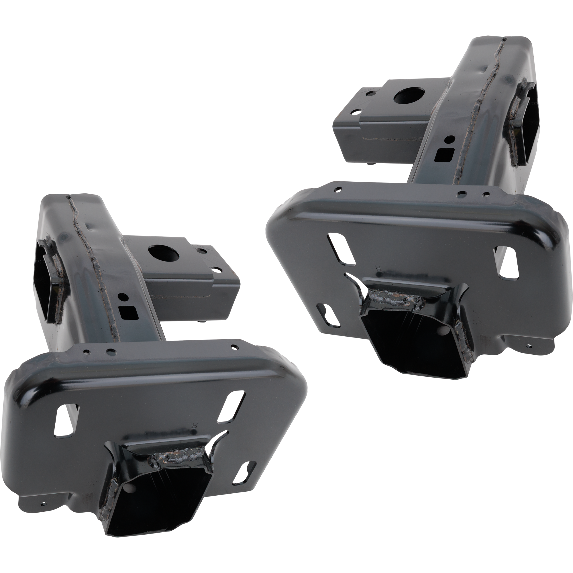 AM F 150-15-20 FRONT BUMPER BRACKET RH AND LH Frame Repair Kit Steel 15-15 From 10-5-15 Crew Extended Cab Pickup CAPA SKU SET GF01310121Q Partslink FO1066211C FO1067211C OEM FL3Z5D058B FL3Z5D059B