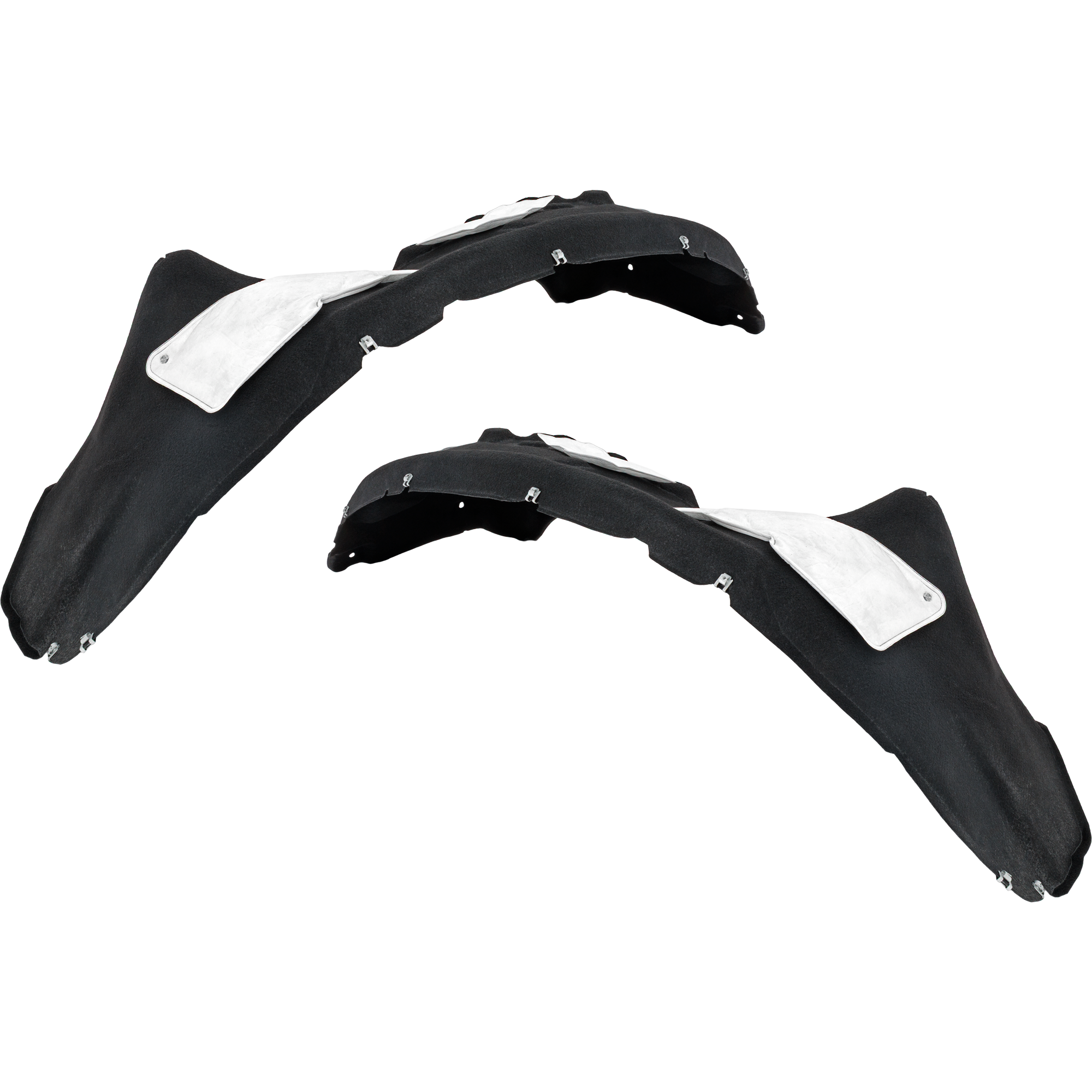 AM F 250 F 350 SUPER DUTY 23-24 FRONT FENDER LINER RH AND LH 6.7-7.3L Eng King Ranch Lariat Platinum XLT Models Thermo Form w Insulation Foam SKU SET GF22210137 Partslink FO1248226 FO1249226 OEM PC3Z16102B PC3Z16103B