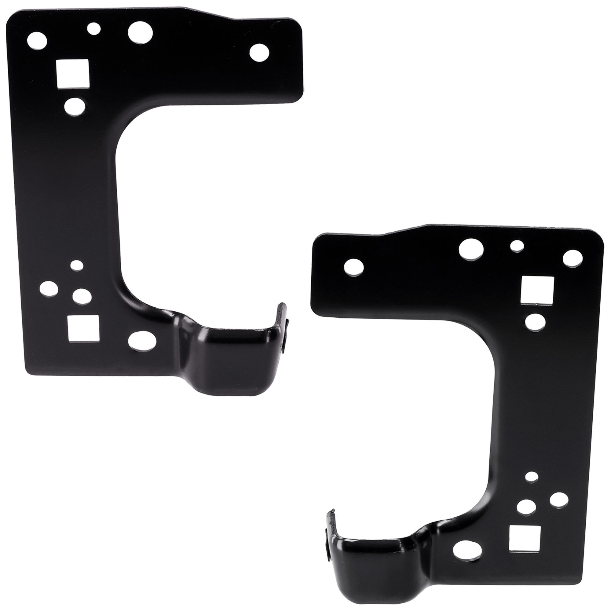 AM F 150-21-24 REAR BUMPER BRACKET RH AND LH Mounting Bracket Dual Exhaust Crew Cab Pickup Extended Cab Pickup CAPA SKU SET GF76260001Q