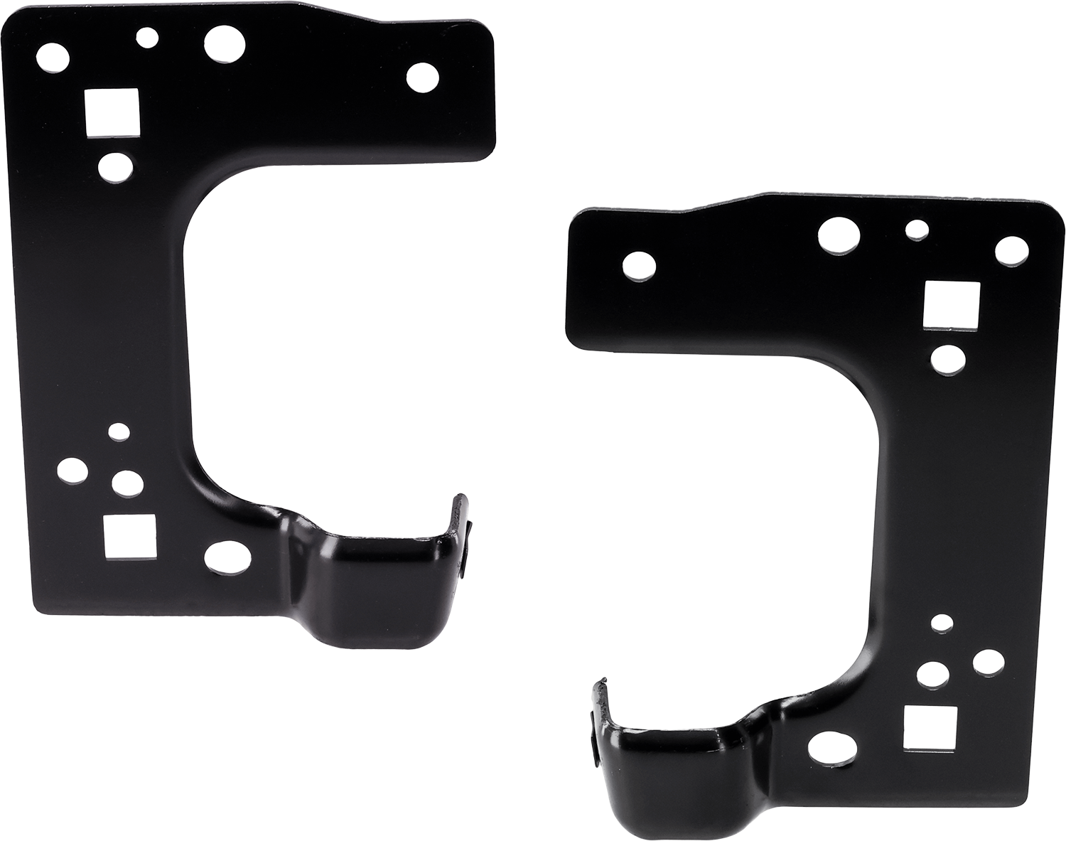 AM F 150-21-24 REAR BUMPER BRACKET RH AND LH Mounting Bracket Dual Exhaust Crew Cab Pickup Extended Cab Pickup SKU SET GF76260001
