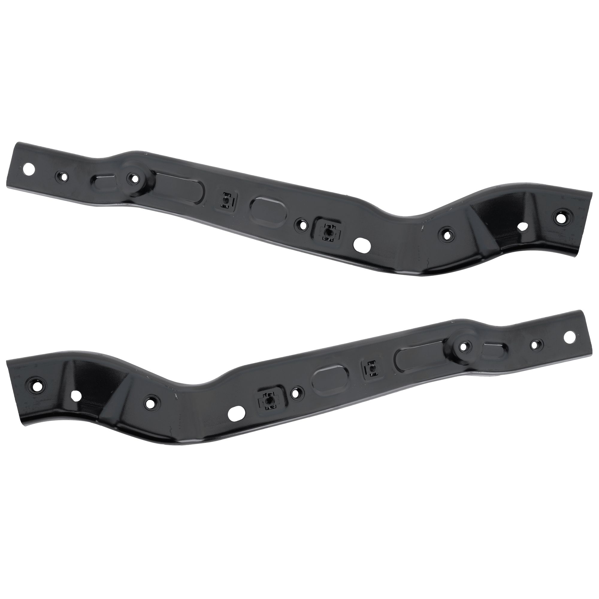 AM SIERRA 2500-3500-24-24 FRONT BUMPER BRACKET RH AND LH Inner Impact Bar All Cab Types CAPA SKU SET GG01310053Q Partslink GM1062150C GM1063150C OEM 85526759-85526760