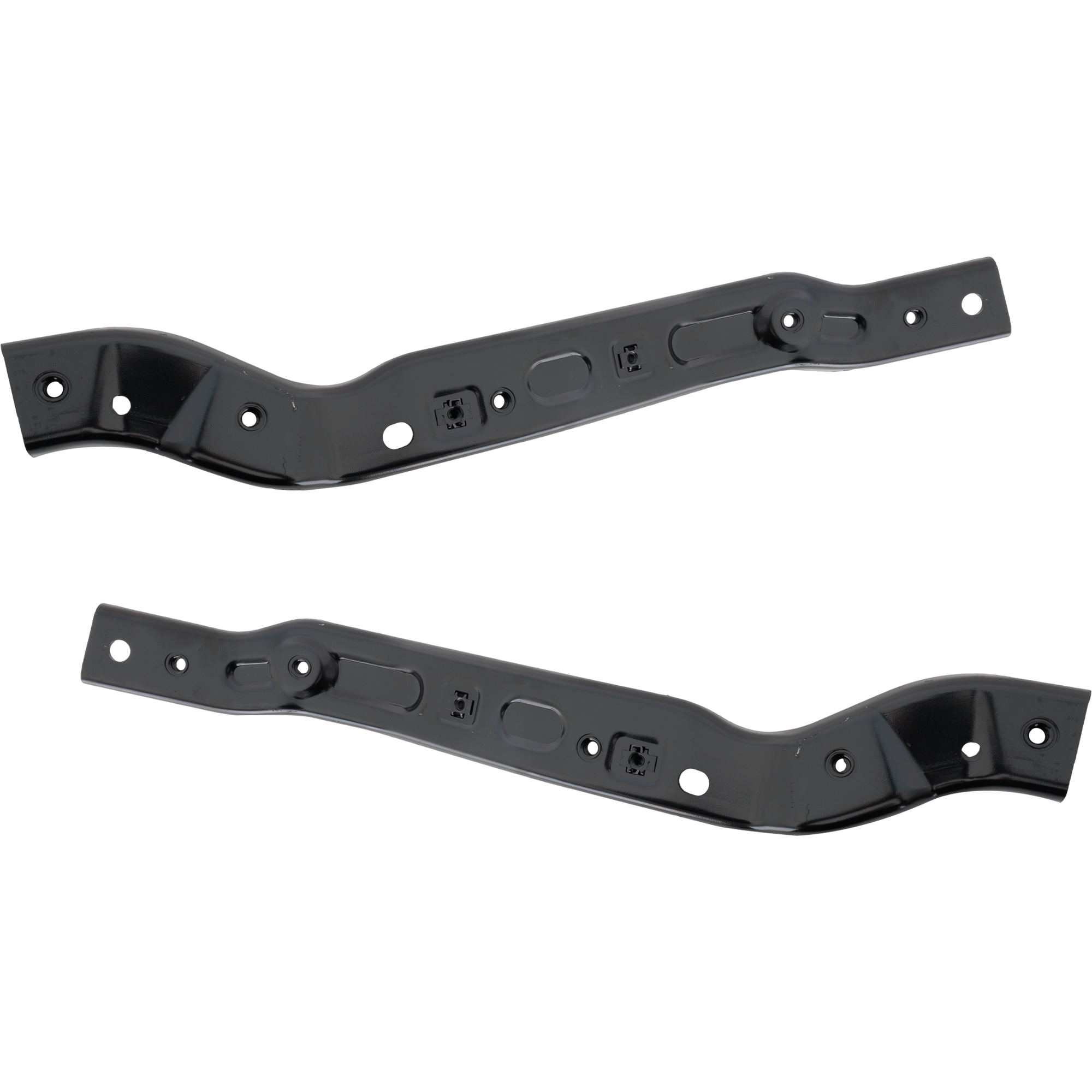 AM SIERRA 2500-3500-24-24 FRONT BUMPER BRACKET RH AND LH Inner Impact Bar All Cab Types SKU SET GG01310053 Partslink GM1062150 GM1063150 OEM 85526759-85526760