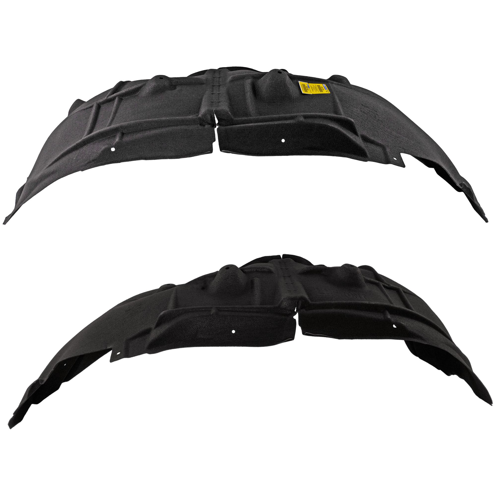 AM SIERRA 1500-22-24 FRONT FENDER LINER RH AND LH Extended Cab Regular Cab Pickup Heat Form w o Insulation Foam CAPA SKU SET GG22210037Q Partslink GM1248334C GM1249334C OEM 85594210-85594211