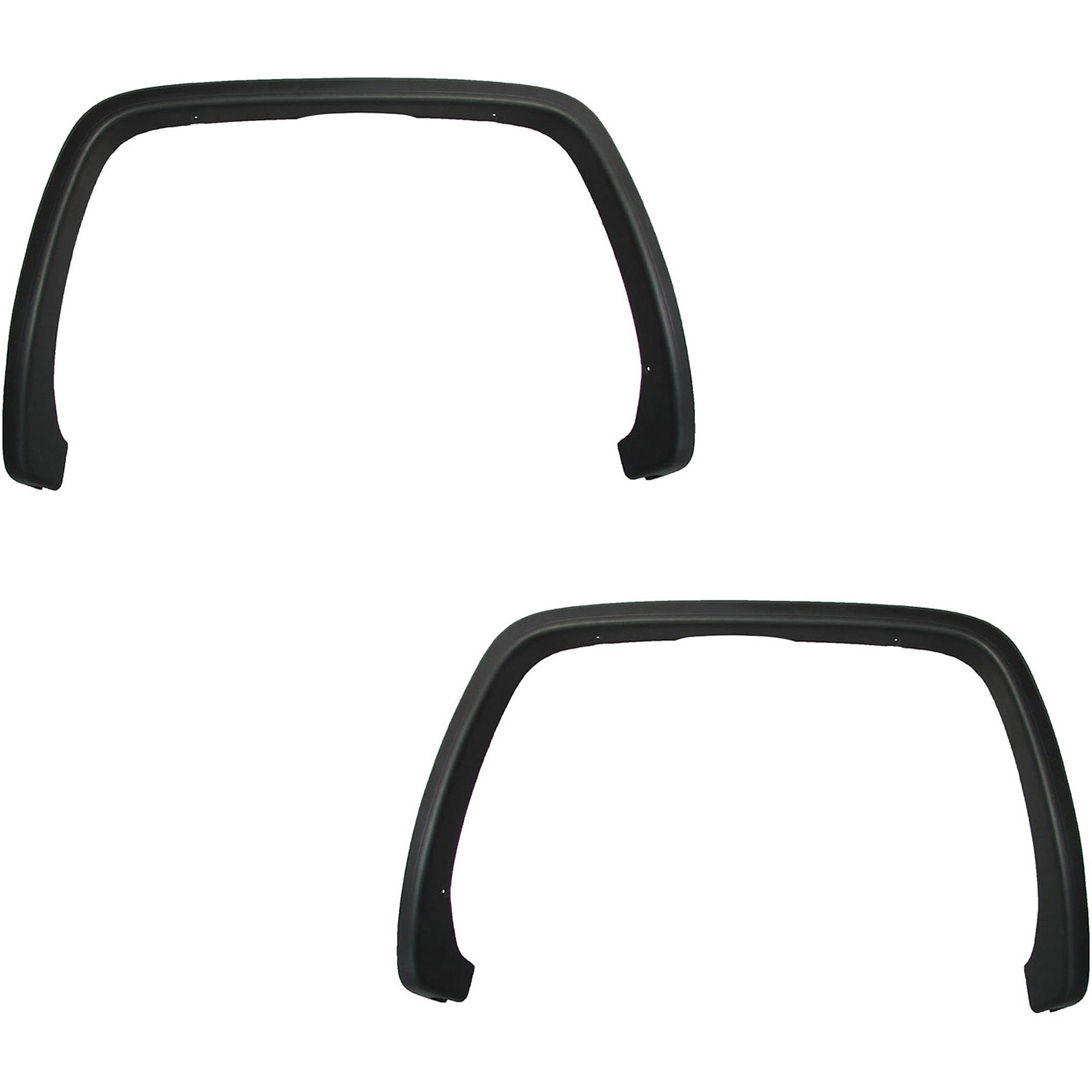 AM SIERRA 1500-14-18-2500 HD 3500 HD 15-19 REAR WHEEL OPENING MOLDING RH AND LH Textured Back Includes 19-1500 Limited CAPA SKU SET GG55390005Q Partslink GM1790120C GM1791120C OEM 22775552-22775553