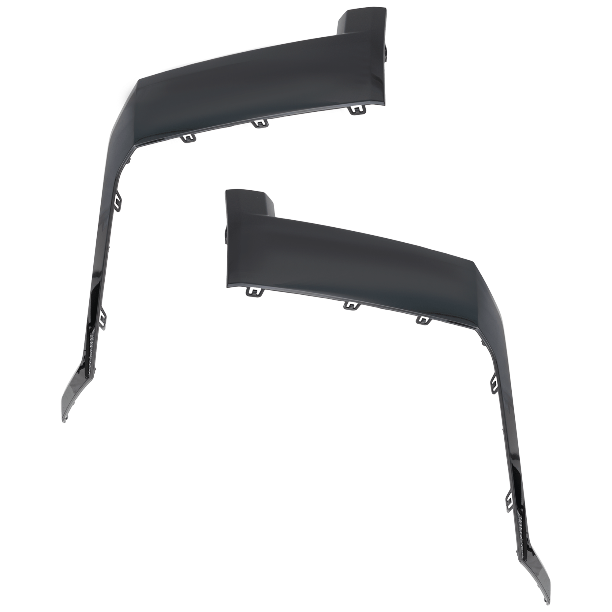 AM PALISADE 23-24 GRILLE MOLDING RH AND LH Painted Black Limited SEL Urban XRT Models Type 1 SKU SET GH07070003 Partslink HY1212108 HY1213108 OEM 86595S8CB0TRC 86596S8CB0TRC