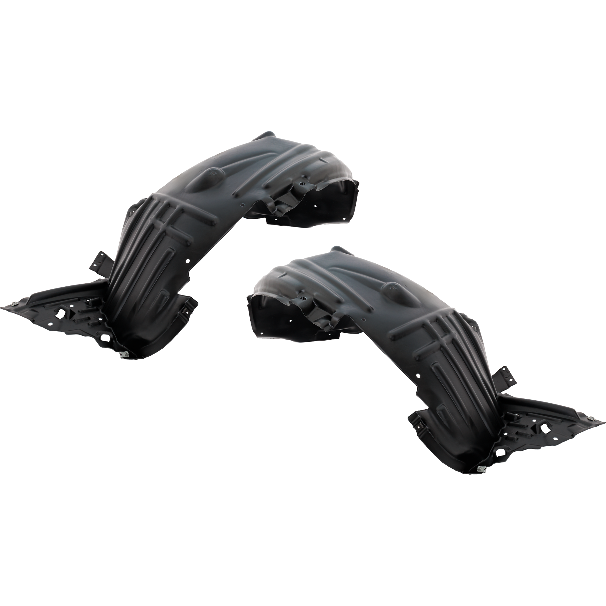 AM RIDGELINE 21-23 PASSPORT 22-23 FRONT FENDER LINER RH AND LH Plastic Vacuum Form CAPA SKU SET GH22210139Q Partslink HO1248206C HO1249206C OEM 74101T6ZA00-74151T6ZA00