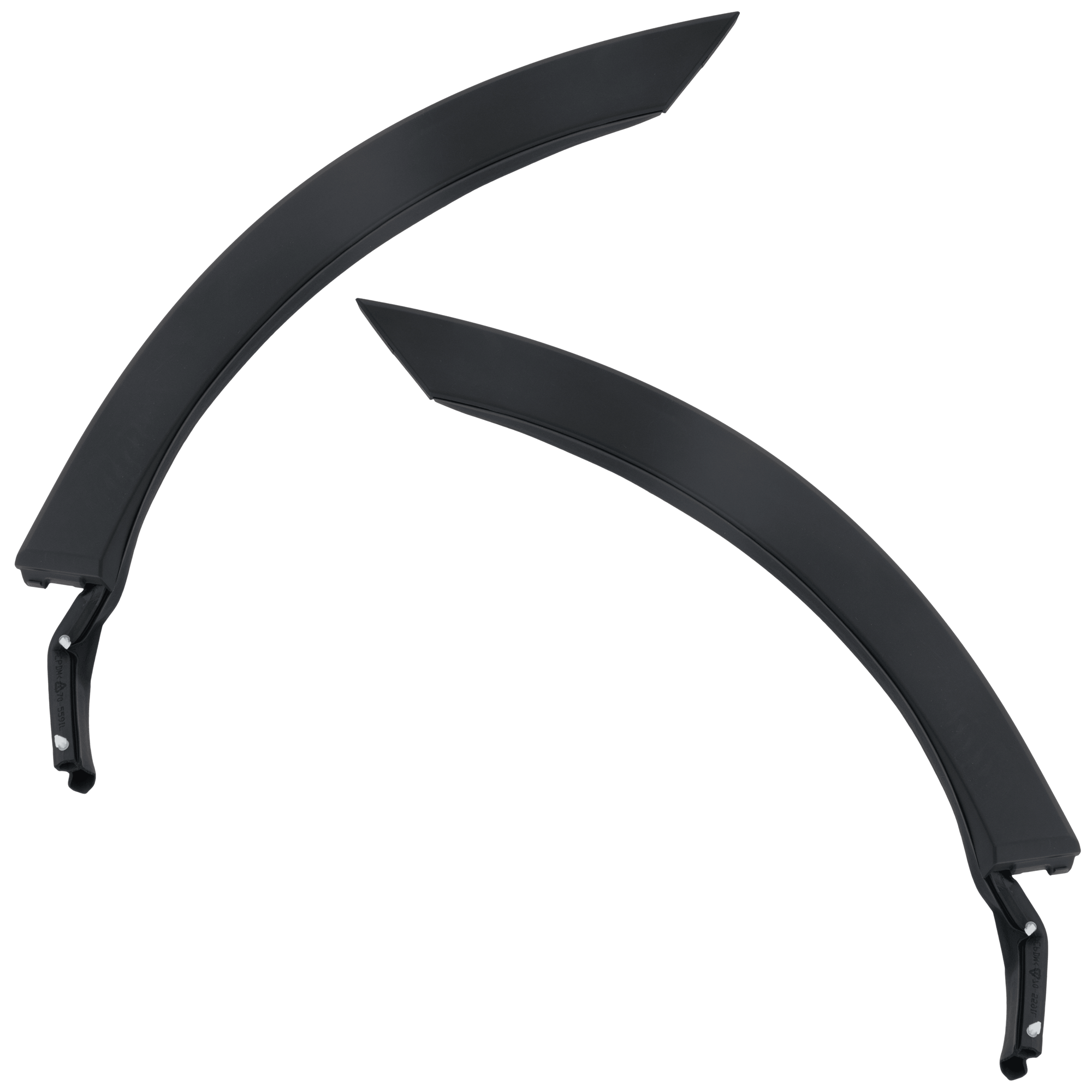 AM CR V 23-24 REAR WHEEL OPENING MOLDING RH AND LH Front Section 2 Piece Fender Trim SKU SET GH55390001 Partslink HO1790113 HO1791113 OEM 753903A0A01-753953A0A01