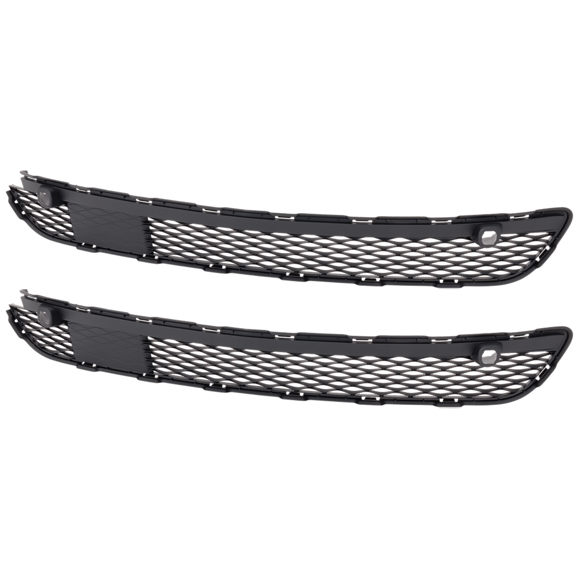 AM QX60-16-20 FRONT BUMPER MOLDING RH AND LH w Intelligent Cruise Control CAPA SKU SET GI01590004Q 2 Partslink IN1036114C OEM 620749NC0B