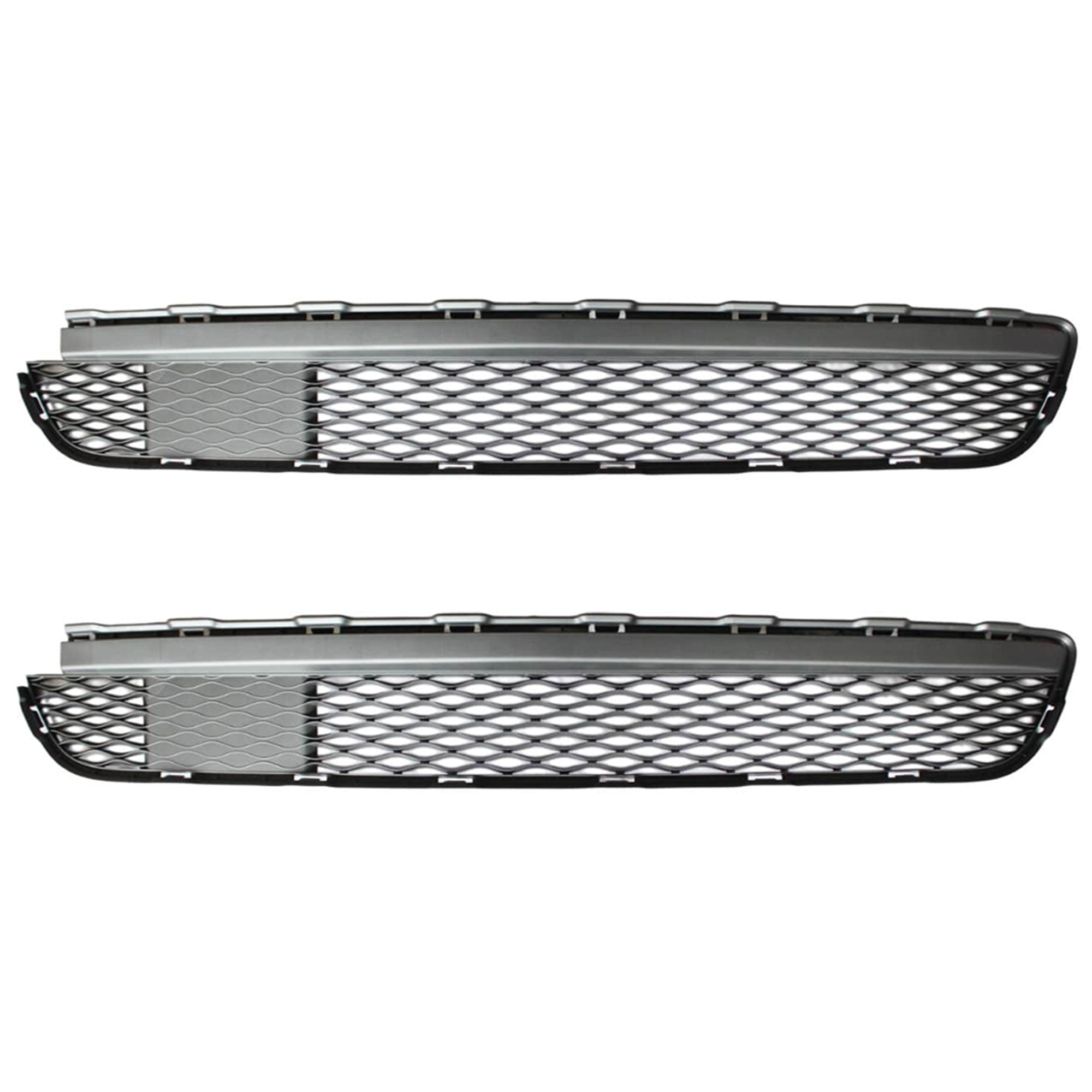 AM QX60-16-20 FRONT BUMPER MOLDING RH AND LH w o Intelligent Cruise Control CAPA SKU SET GI01590005Q 2 Partslink IN1036115C OEM 620749NC0A
