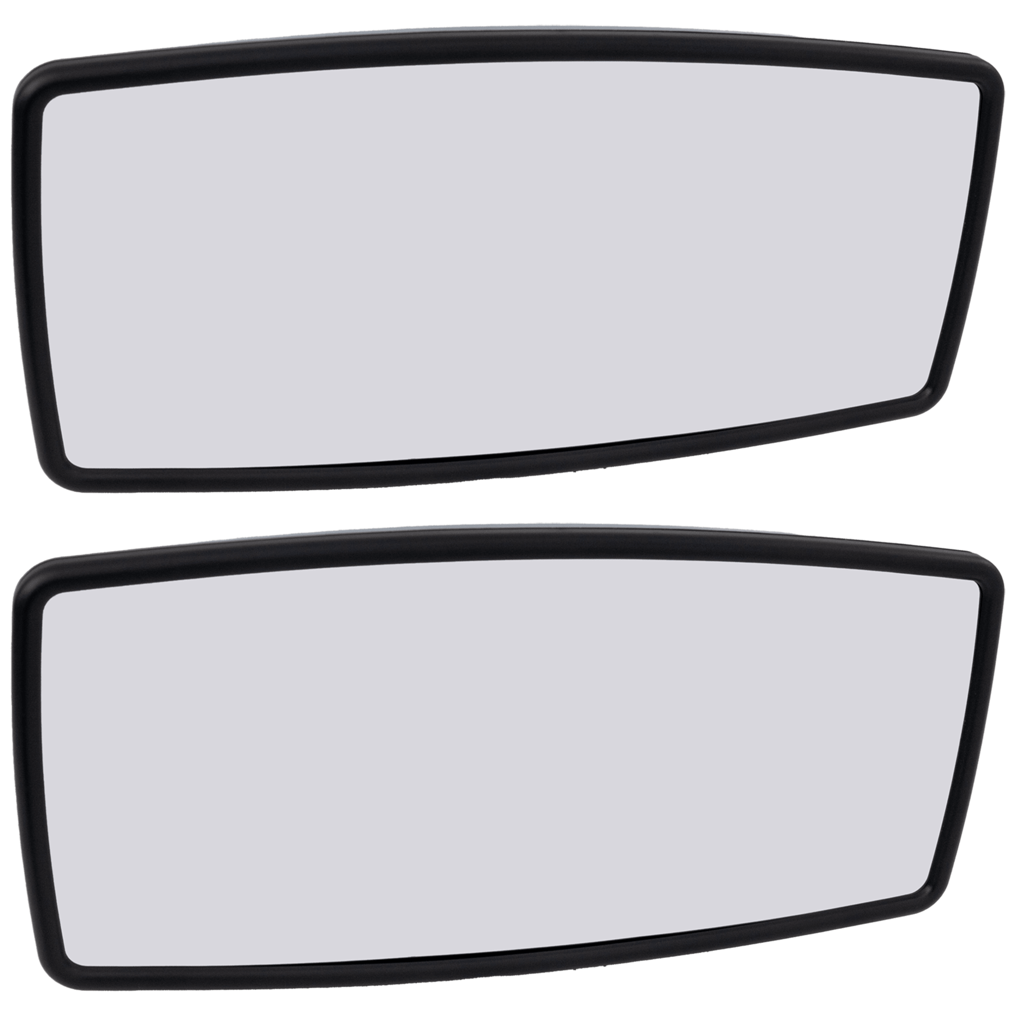 AM INTERNATIONAL PROSTAR 08-11 MIRROR RH AND LH Upper Manual Adjust Non Heated Chrome Fits 2 Piece type SKU SET GIN67R L HD OEM Heavy Duty