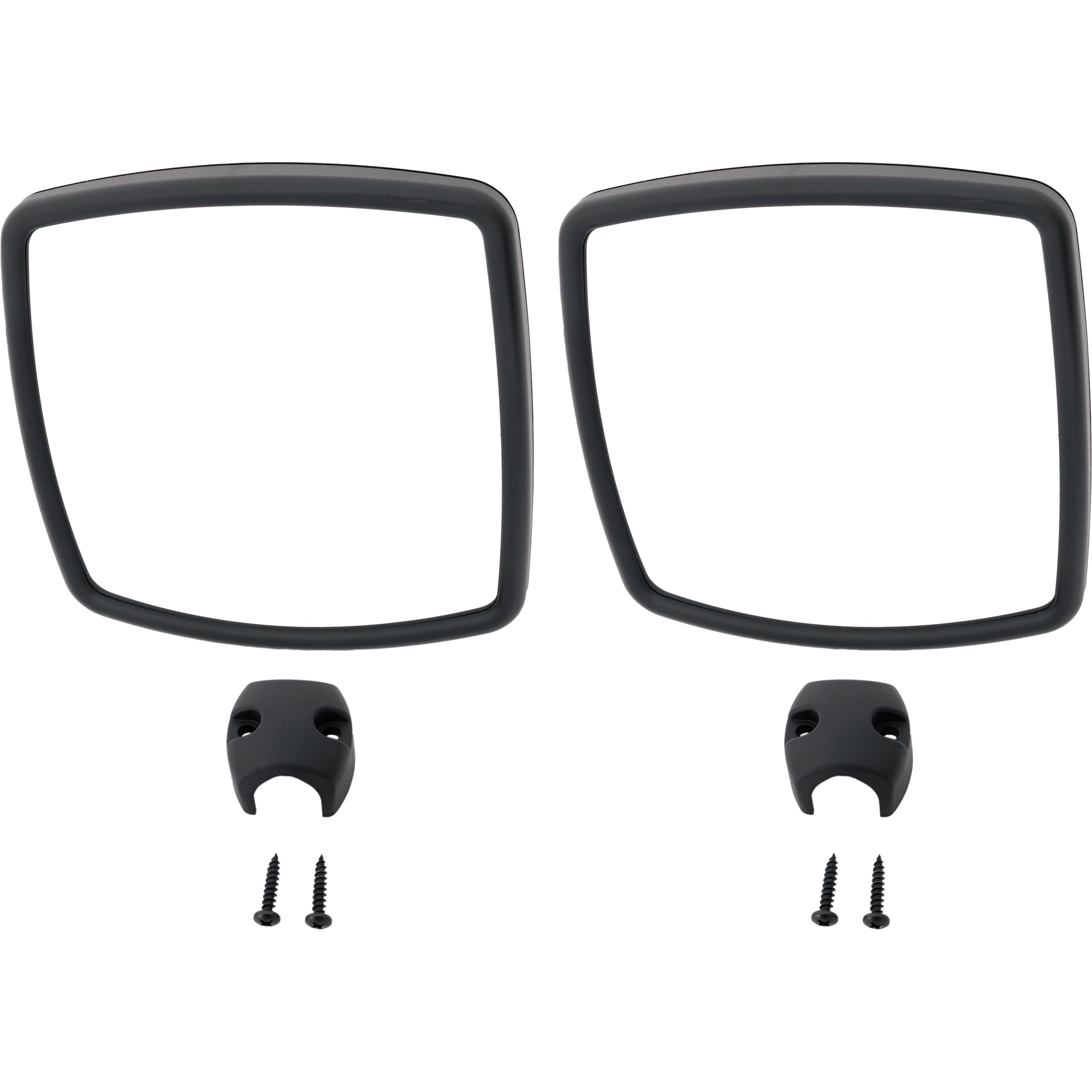 AM INTERNATIONAL PROSTAR 08-11 MIRROR RH AND LH Lower Manual Adjust Heated Chrome Fits 2 Piece type SKU SET GIN68R L HD OEM Heavy Duty