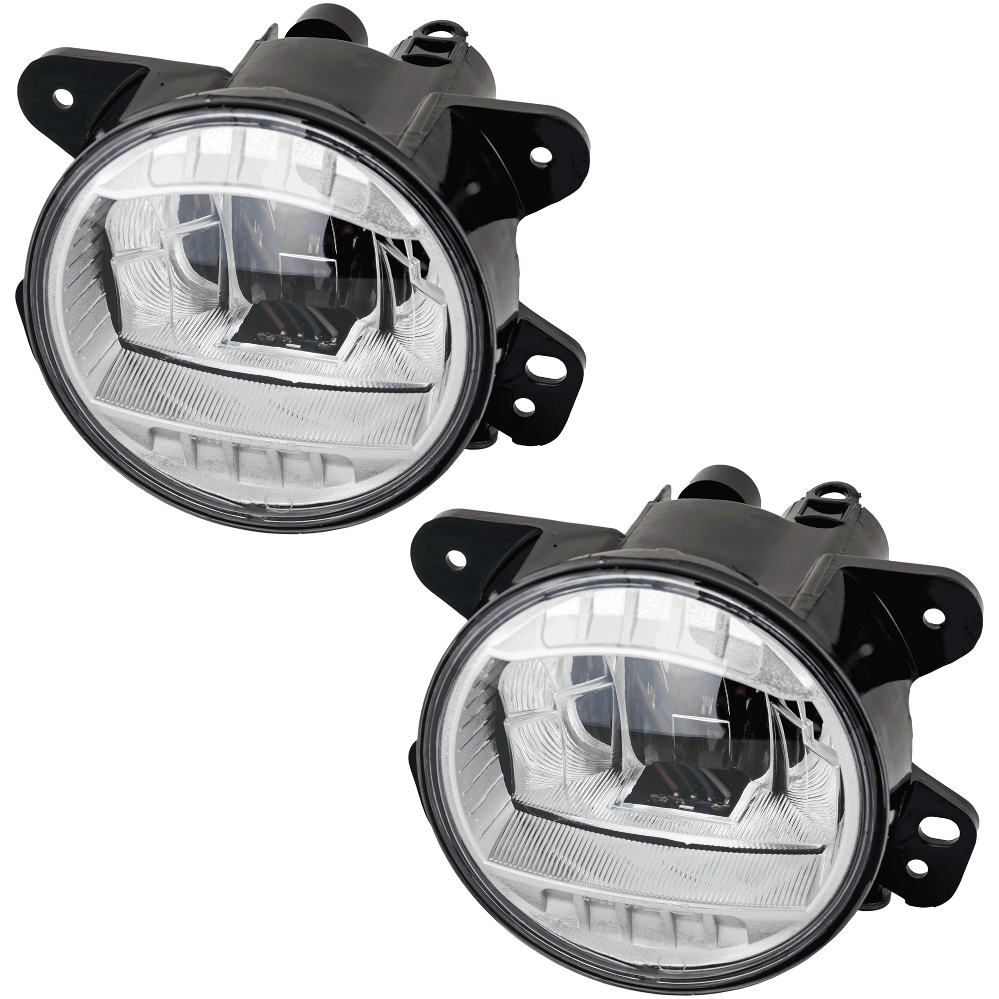 AM GLADIATOR 20-23 WRANGLER 18-23 FRONT FOG LAMP RH AND LH LED CAPA SKU SET GJ10750021AQ 2 Partslink CH2592172C OEM 68503994AA