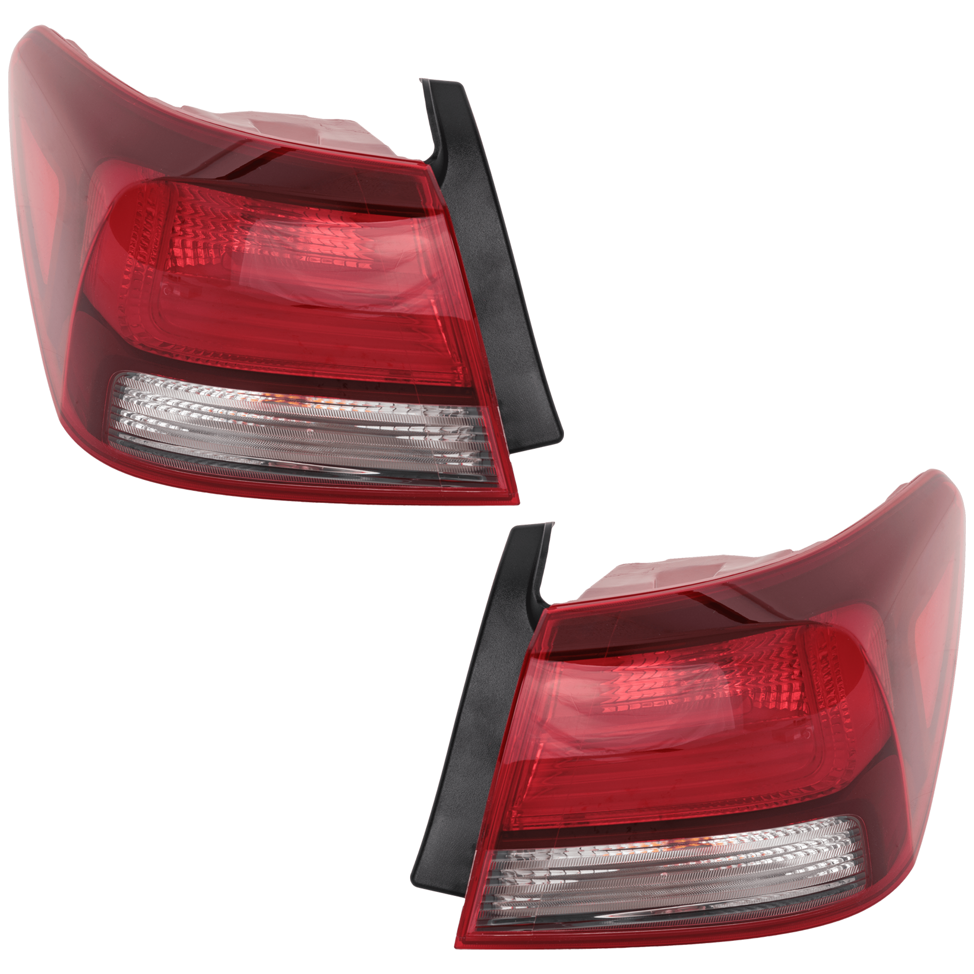 AM RIO 18-23 TAIL LAMP RH AND LH Outer Assembly Halogen Sedan CAPA SKU SET GK73010029Q Partslink KI2804143C KI2805143C OEM 92401H9100-92402H9100