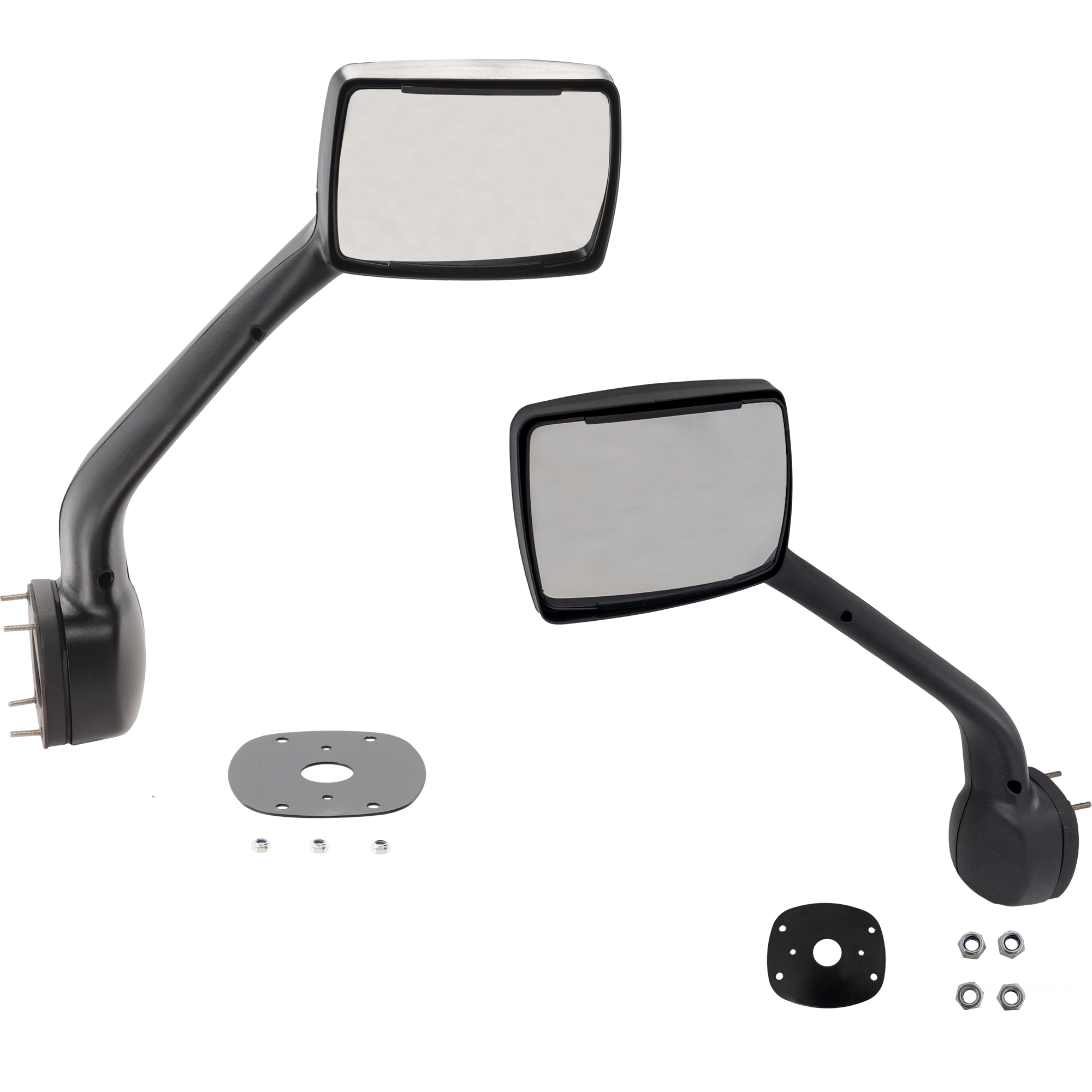 AM KENWORTH T680 T880-13-24 HOOD MIRROR RH AND LH Manual Adjust Non Folding Non Heated Paintable SKU SET GKW13R HD OEM L596003101 L596003100 L5960031