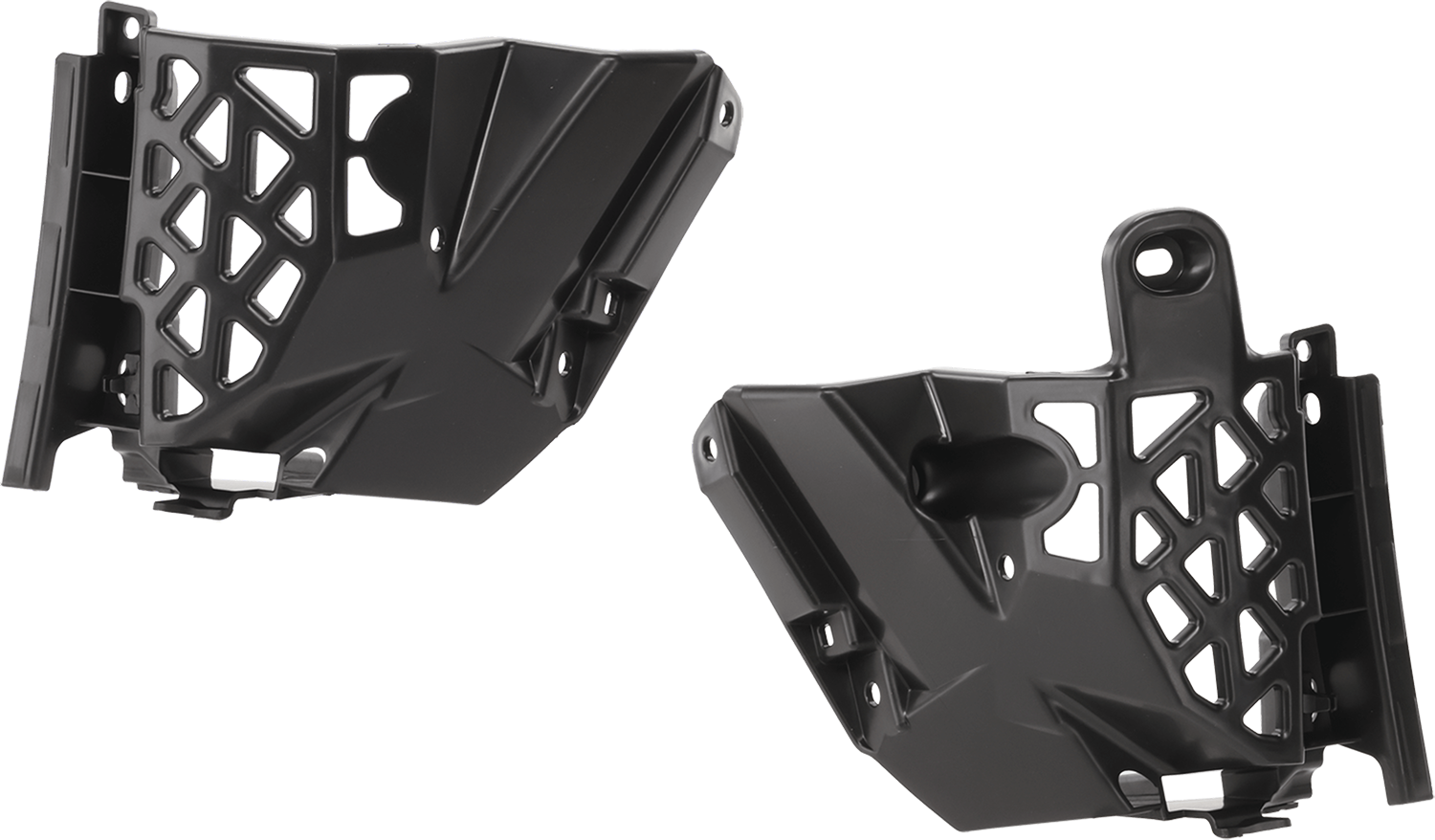 AM IS300 IS350-21-25 FRONT BUMPER BRACKET RH AND LH Side Cover Plastic SKU SET GL01310003 Partslink LX1042138 LX1043138 OEM 5214353050-5214453040