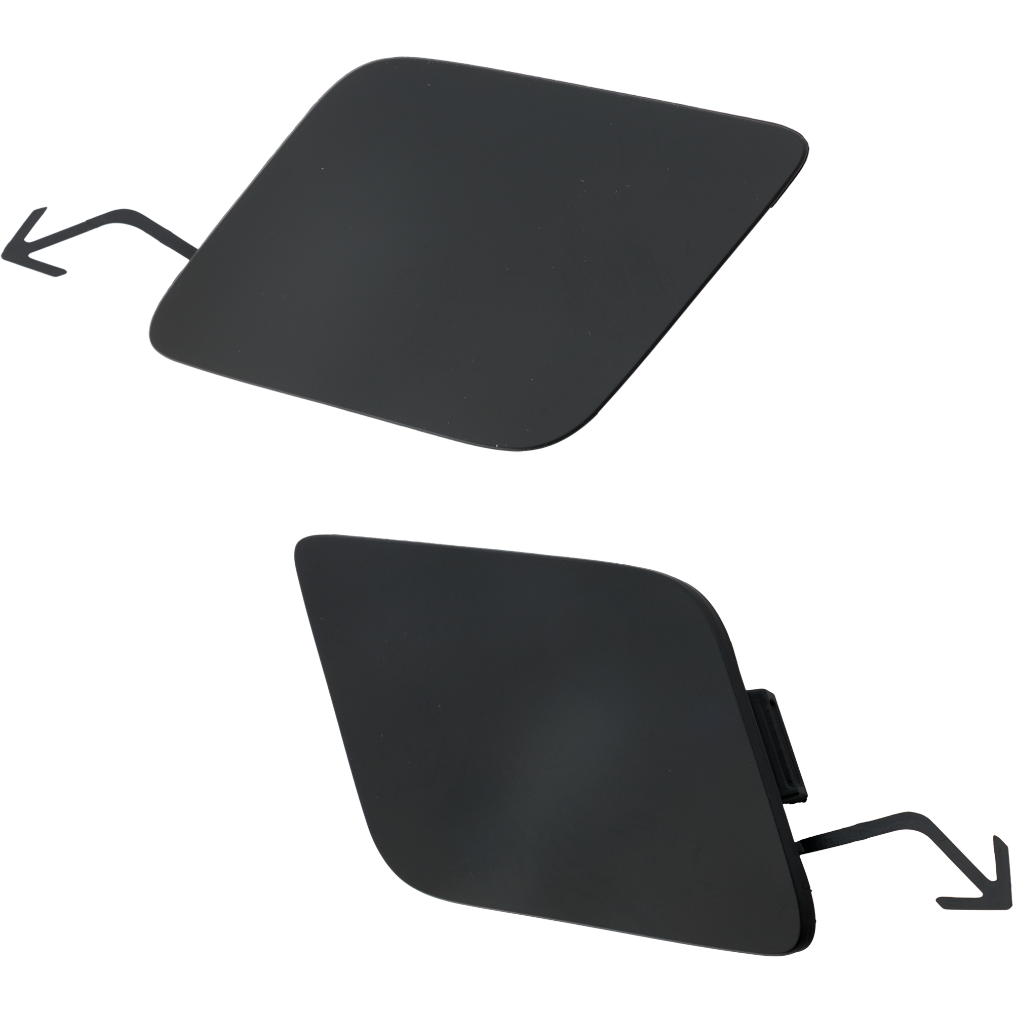 AM NX250-350-22-24 FRONT BUMPER TOW HOOK COVER RH AND LH Primed w F Sport Package North America Built Vehicle w o F Sport Package SKU SET GL01440021 Partslink LX1029131 LX1029132 OEM 52127F6901-52128F6901