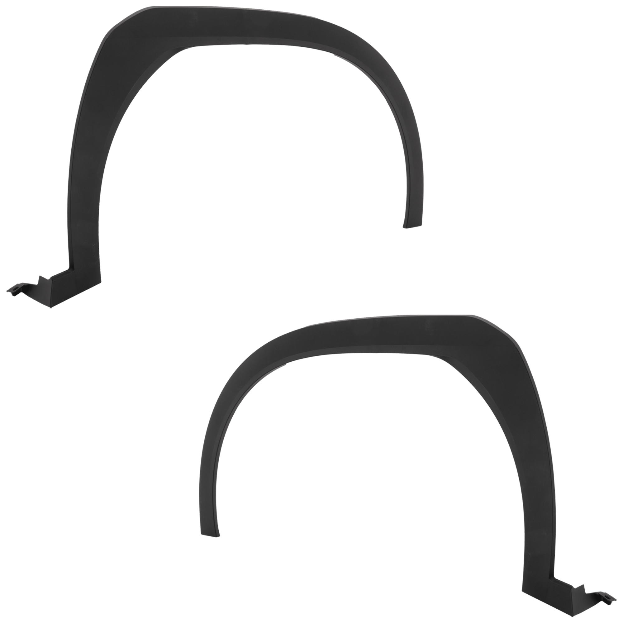 AM UX200-19-22 UX250H 19-23 FRONT WHEEL OPENING MOLDING RH AND LH Textured Black SKU SET GL22130023 Partslink LX1290102 LX1291102 OEM 7560176010-7560276010