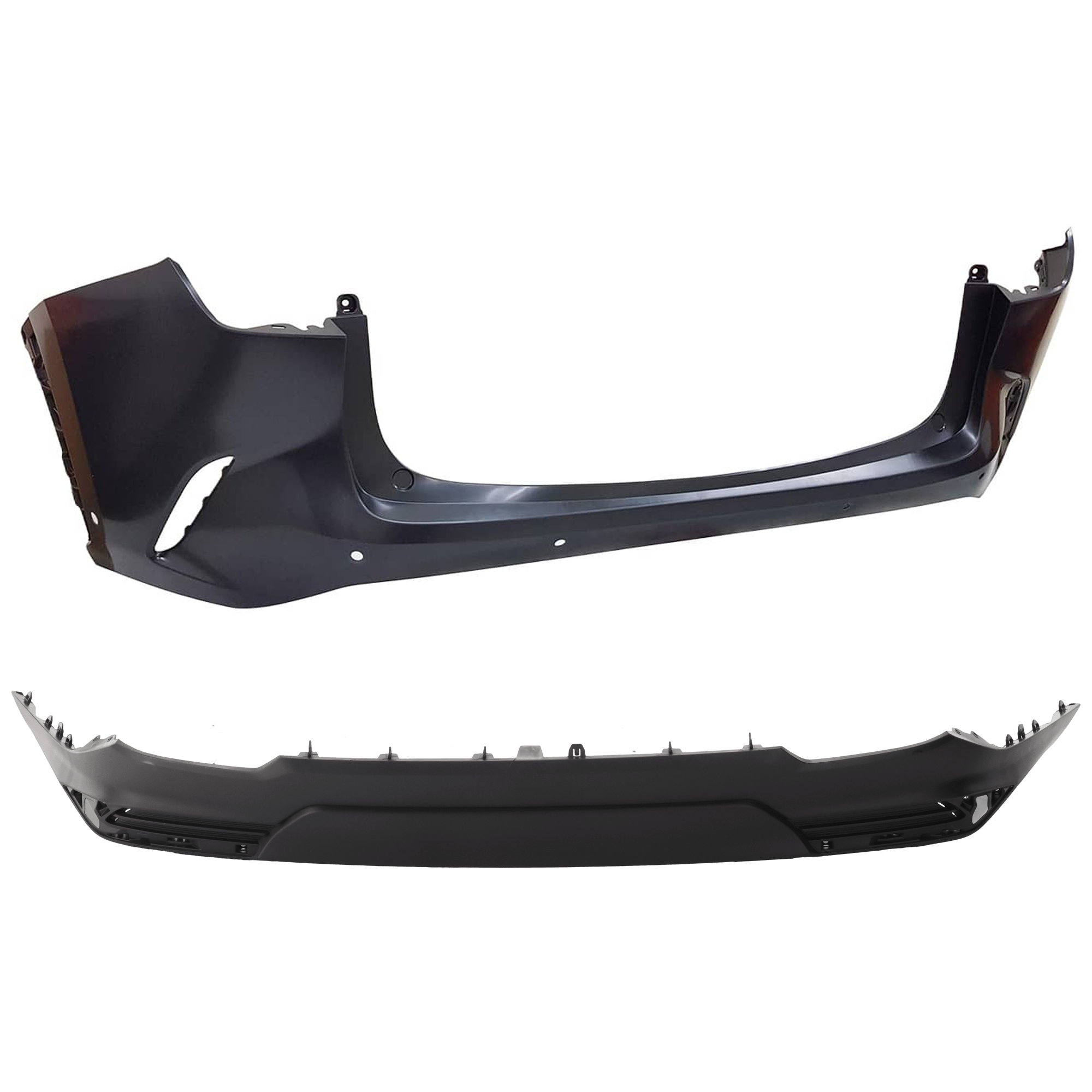 AM NX350H NX450H+ 22-24 REAR BUMPER COVER Upper and Lower Upper Primed Lower Textured SKU SET GL76010068P