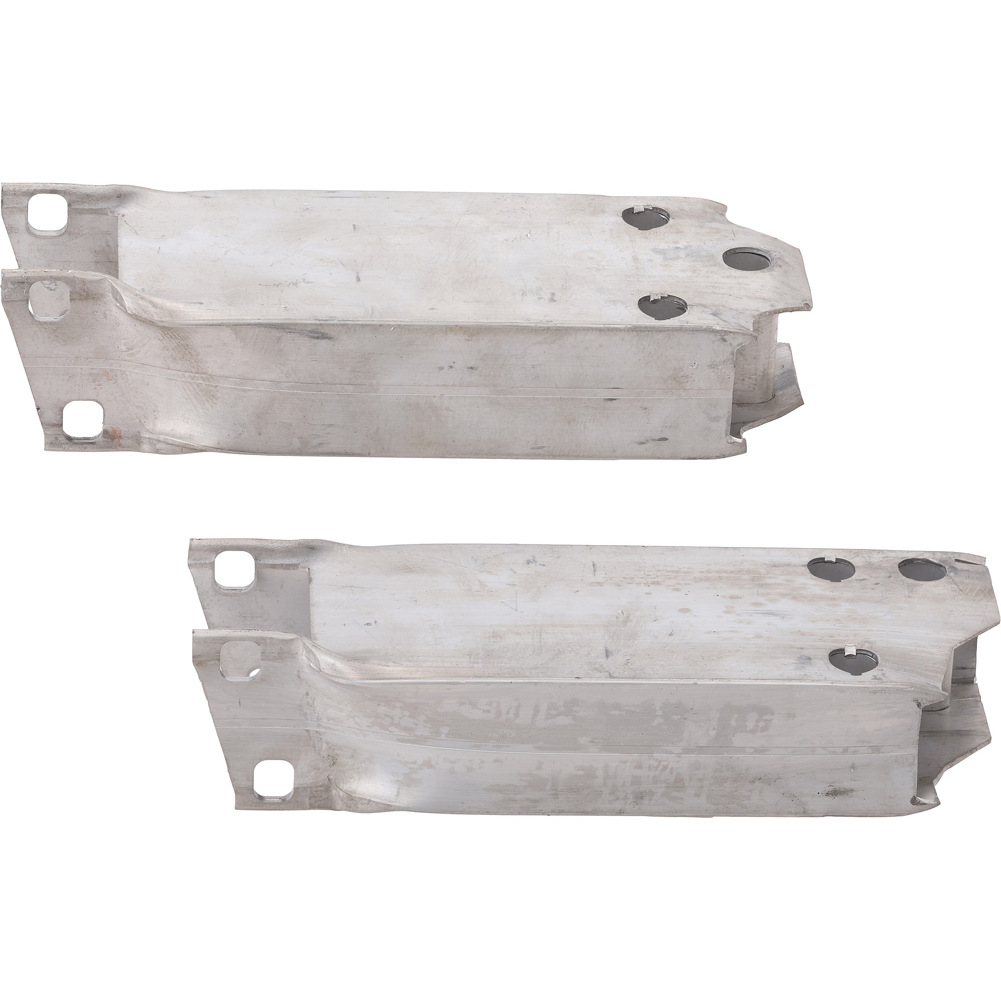 AM C CLASS 22-25 FRONT BUMPER BRACKET RH AND LH Crossmember Reinforcement Aluminum Sedan CAPA SKU SET GM01310077Q Partslink MB1066118C MB1067118C OEM 2066207301-2066207401