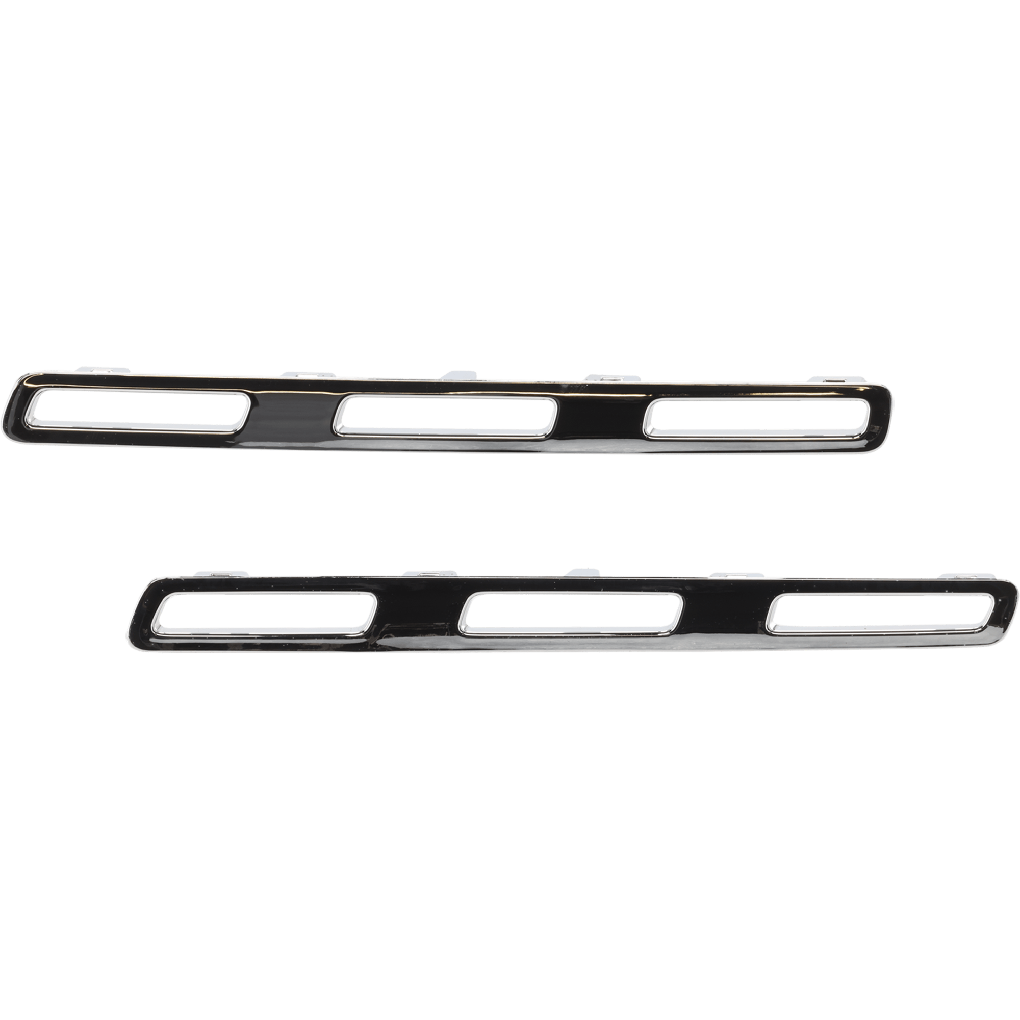 AM GLB250-20-23 GRILLE MOLDING UPPER RH AND LH Chrome SKU SET GM07070001 Partslink MB1212114 MB1213114 OEM 2478882100-2478882200