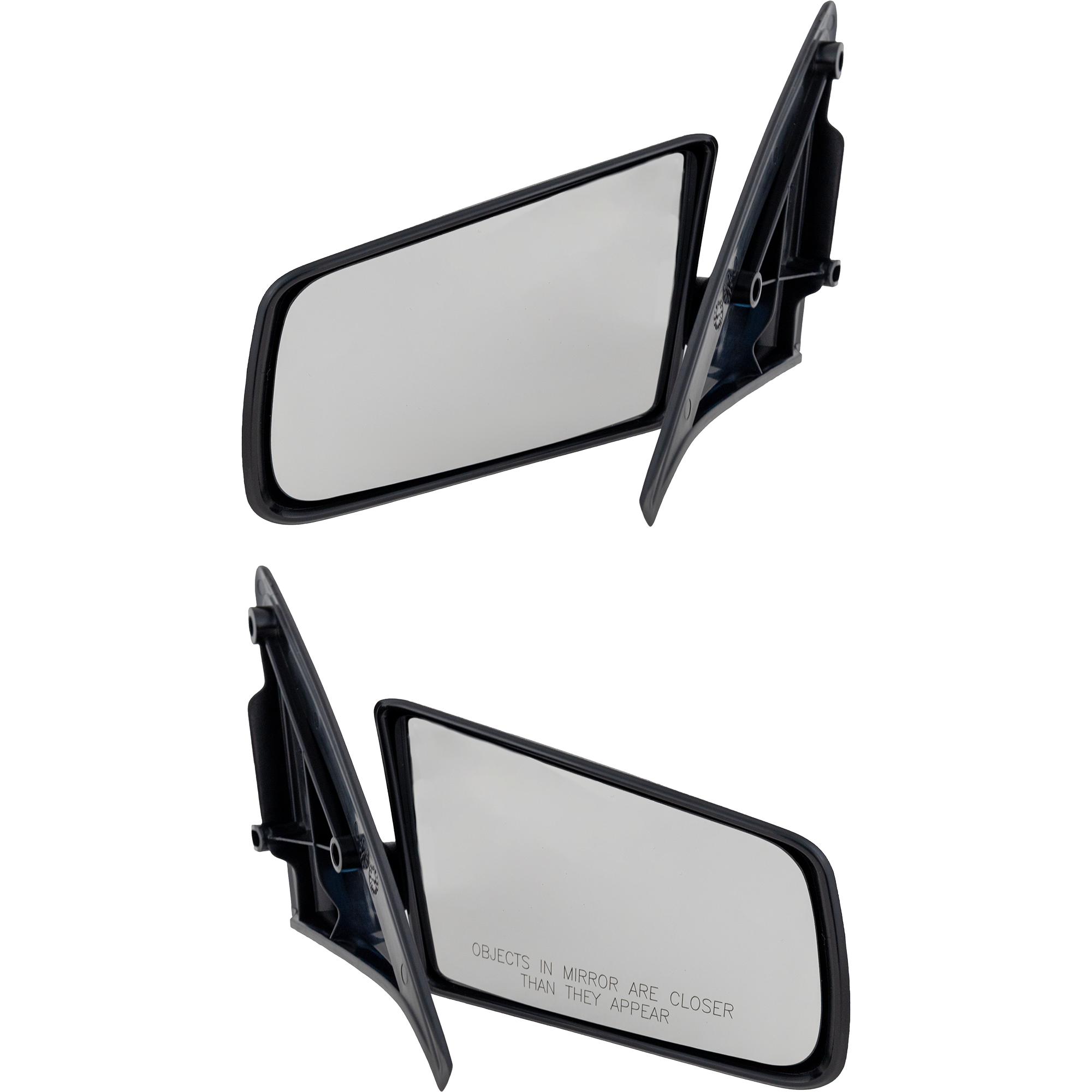 AM S10 PICKUP 82-93 S10 BLAZER 83-94 MIRROR RH AND LH Manual Adjust Manual Folding Non Heated Textured Standard Type SKU SET GM11SR Partslink GM1320128 GM1321128 OEM 15675113-14058007-15675114-140