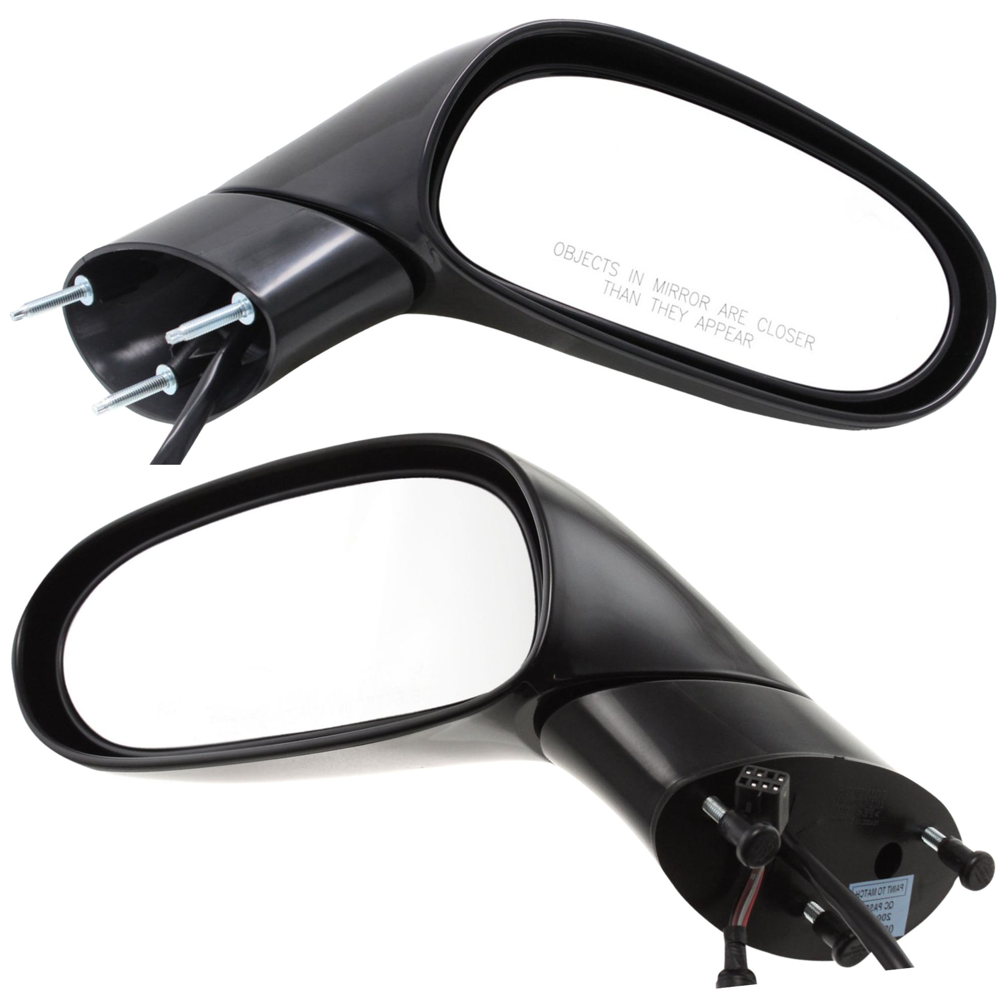 AM CORVETTE 05-13 MIRROR RH and LH Power Non Folding Heated Paintable w Memory No Auto dimming BSD w o Satellite Radio SKU SET GM127ER 2 Partslink GM1320412 GM1321519 OEM 15795837-15795842