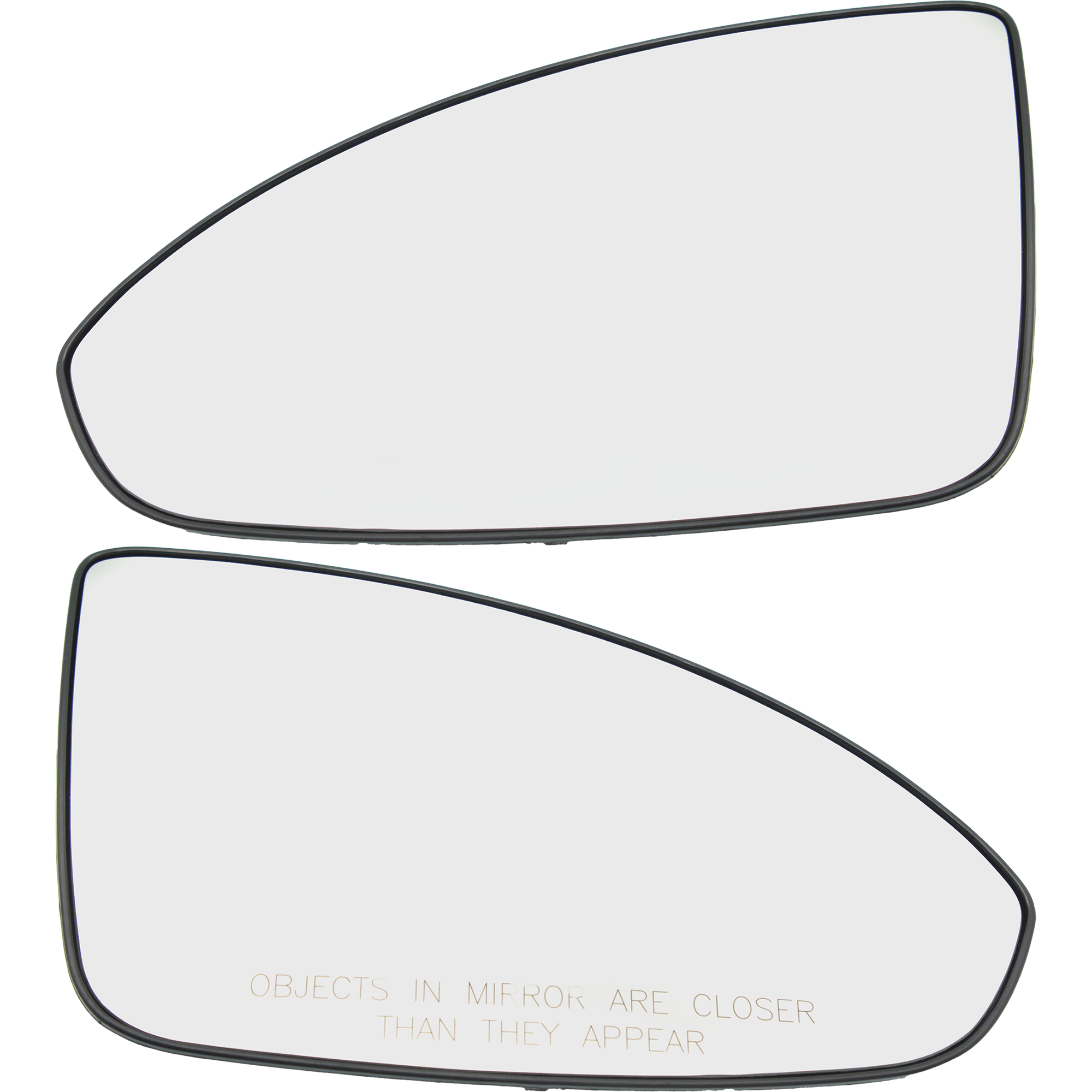 AM CRUZE 11-15 CRUZE LIMITED 16-16 MIRROR GLASS RH AND LH Non Heated w Backing Plate w o Side Object Sensor Holes SKU SET GM132GR Partslink GM1324127 GM1325127 OEM 95215096-95215095