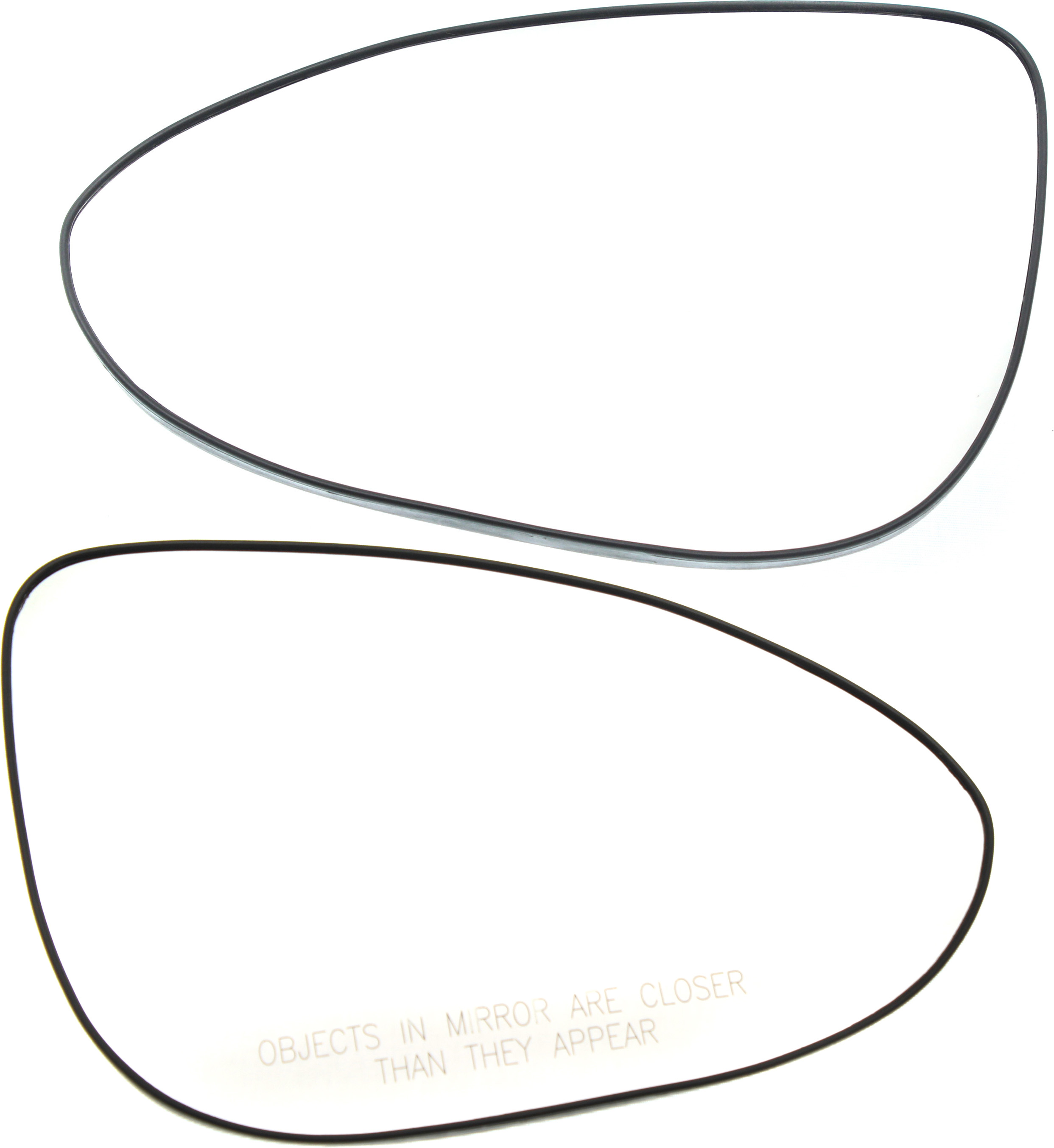 AM SONIC 12-20 MIRROR GLASS RH AND LH Non Heated w Backing Plate SKU SET GM136GR Partslink GM1324156 GM1325156 OEM 95132581-95132591