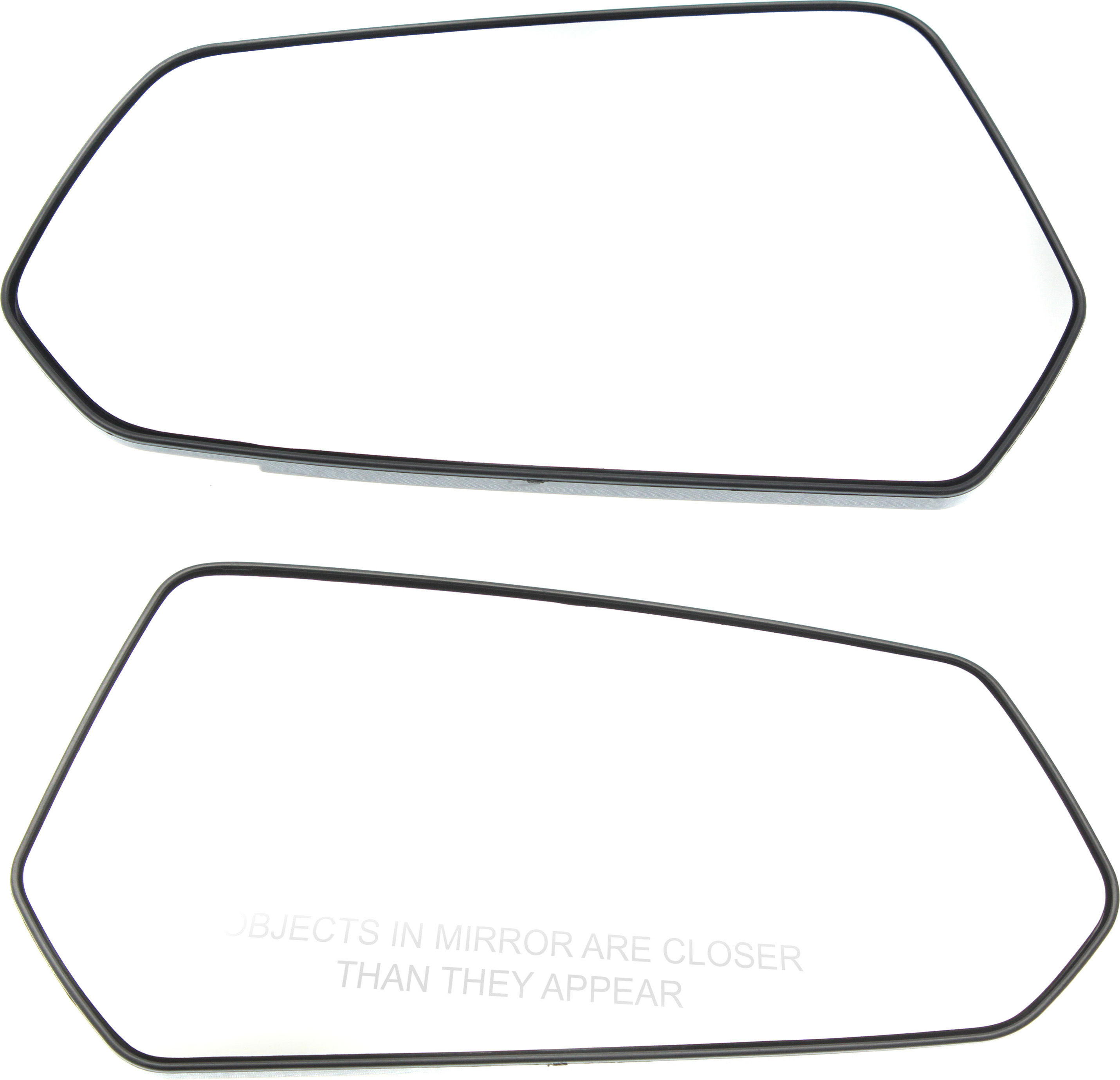 AM CAMARO 10-15 MIRROR GLASS RH AND LH Non Heated w Backing Plate No Auto dimming SKU SET GM138GR Partslink GM1324190 GM1325190 OEM 92235872-92235873
