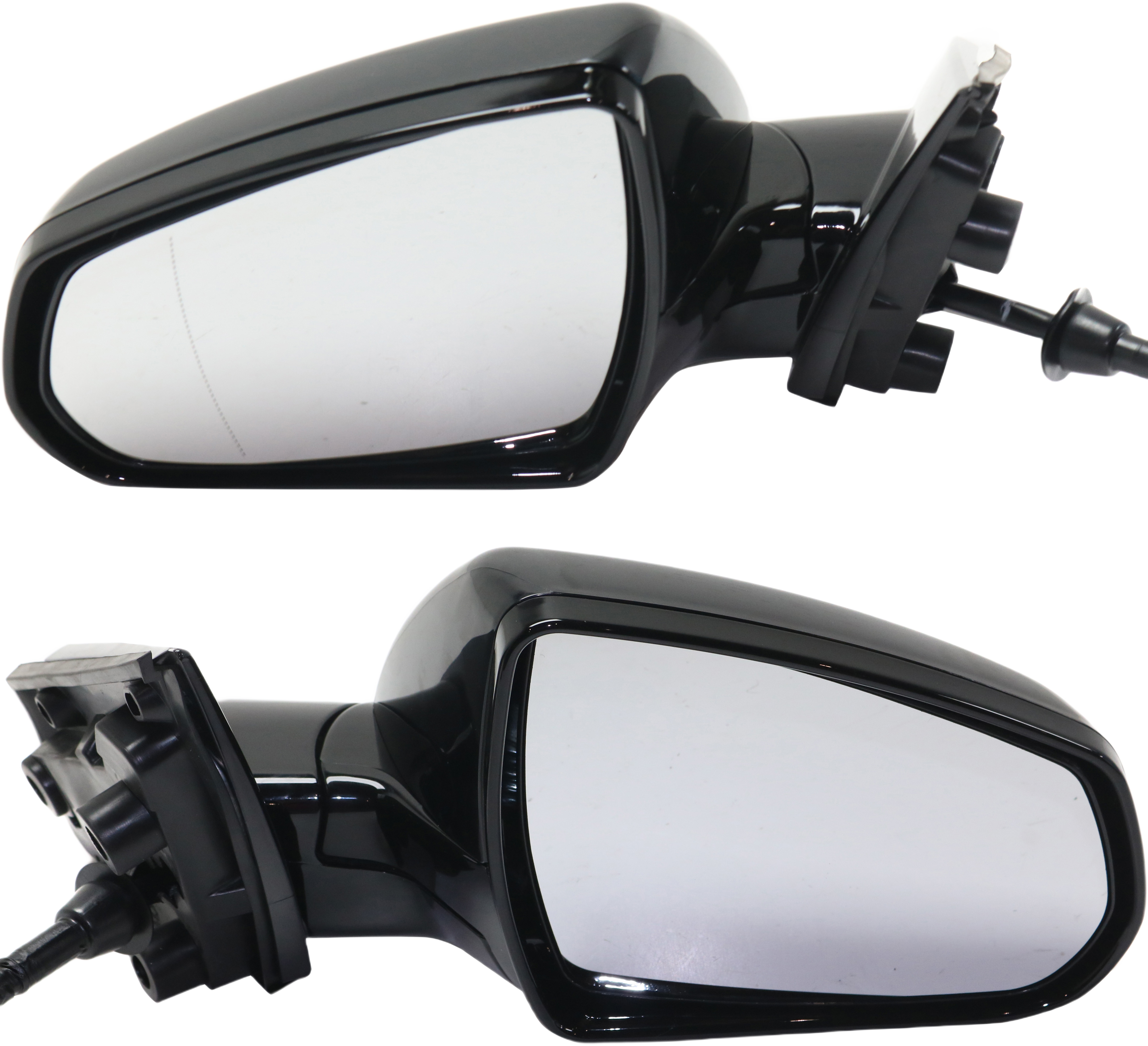 AM SRX 10-12 MIRROR RH AND LH Power Power Folding Heated Paintable w Memory w o Etched Warning SKU SET GM157ER Partslink GM1320446 GM1321446 OEM 22847422 PFM 23251490 PFM