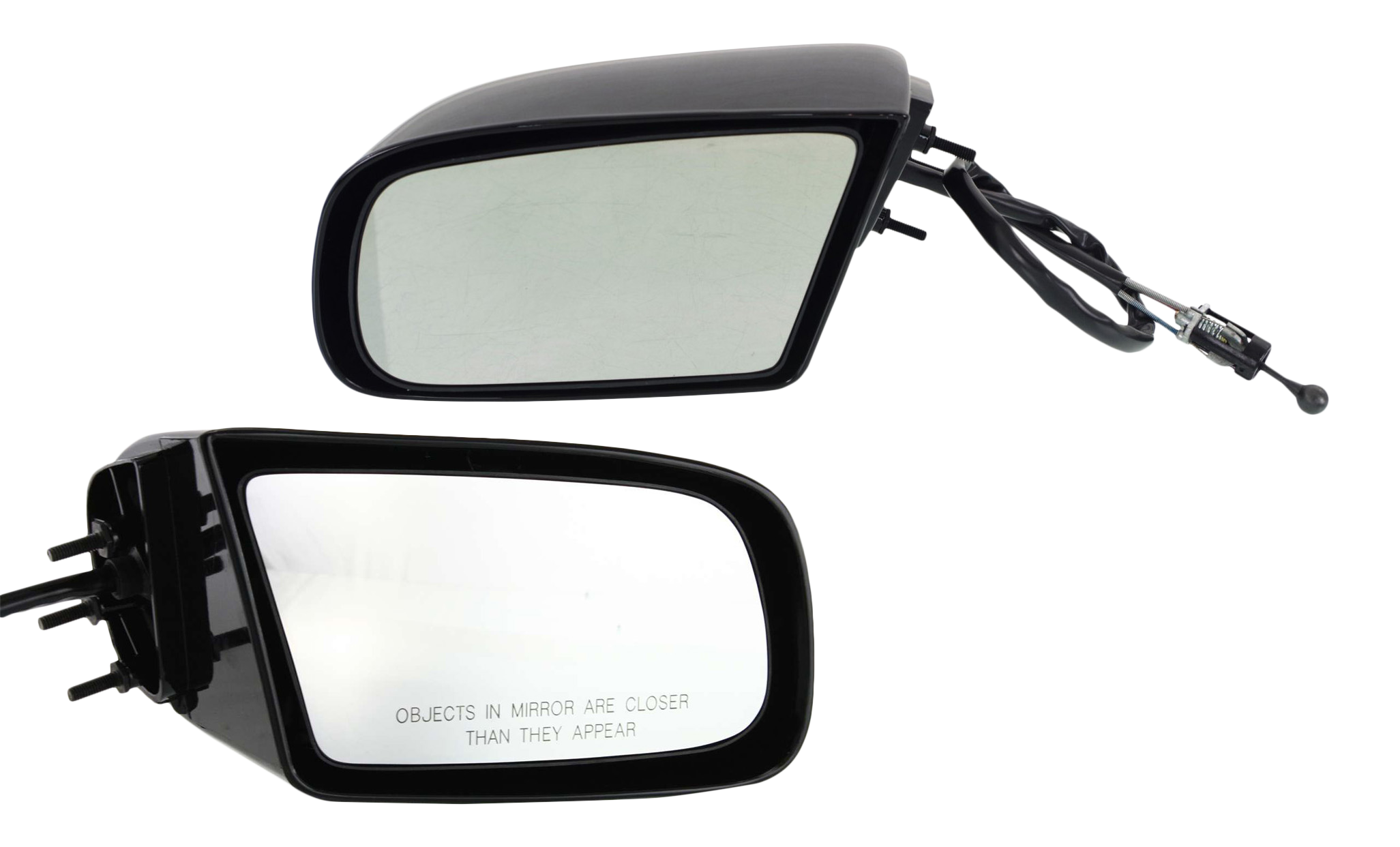 AM LUMINA 90-94 REGAL 88-96 MIRROR RH AND LH Manual Adjust Non Folding Non Heated Paintable SKU SET GM16R Partslink GM1320115 GM1321113 OEM 88895187-88896761