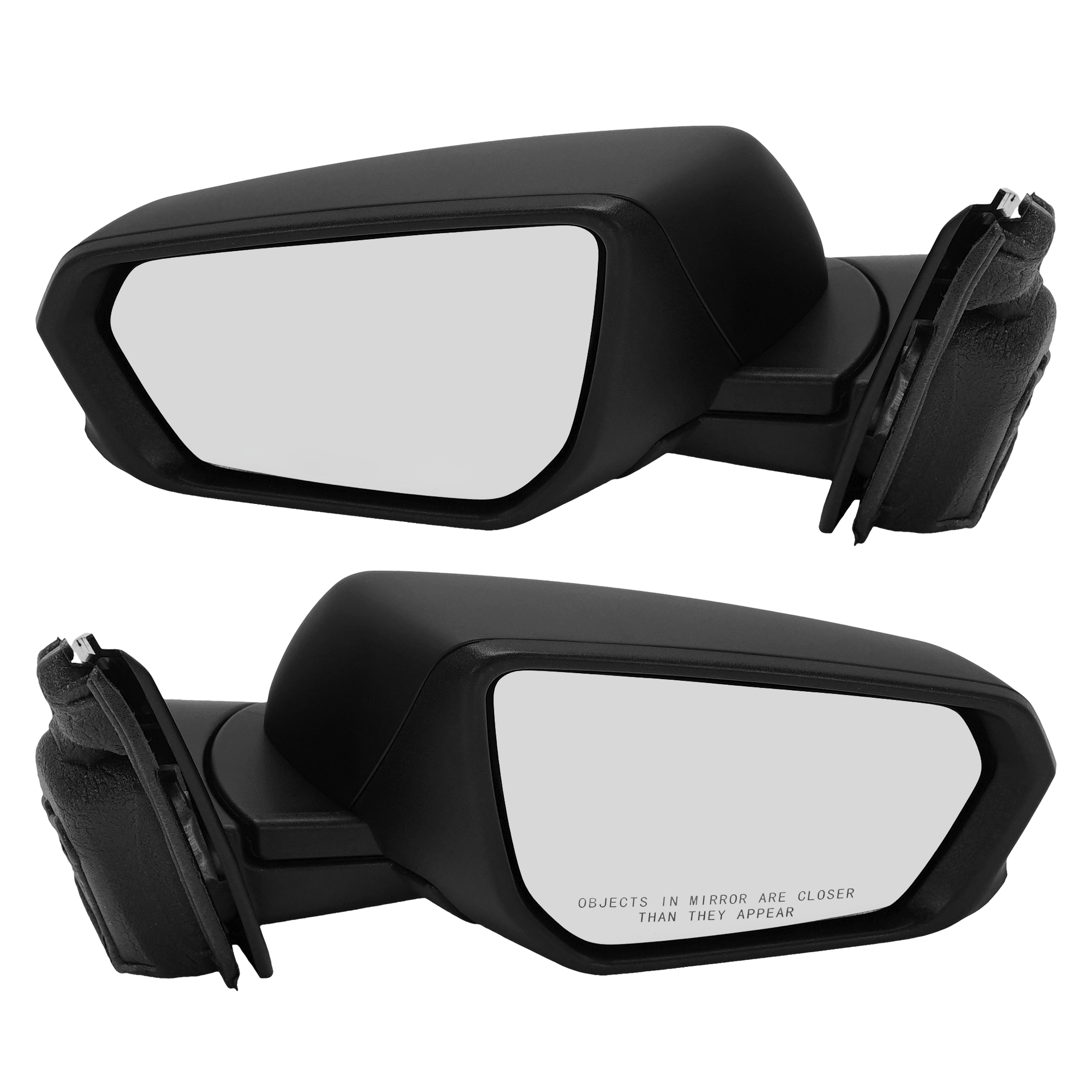 AM TERRAIN EQUINOX 18-24 MIRROR RH AND LH Power Heated Manual Folding Paintable No Blind Spot Feature and Signal Light Exc. Denali Model SKU SET GM170ER Partslink GM1321560 GM1320560 OEM 84225383-23406416-84225382-234