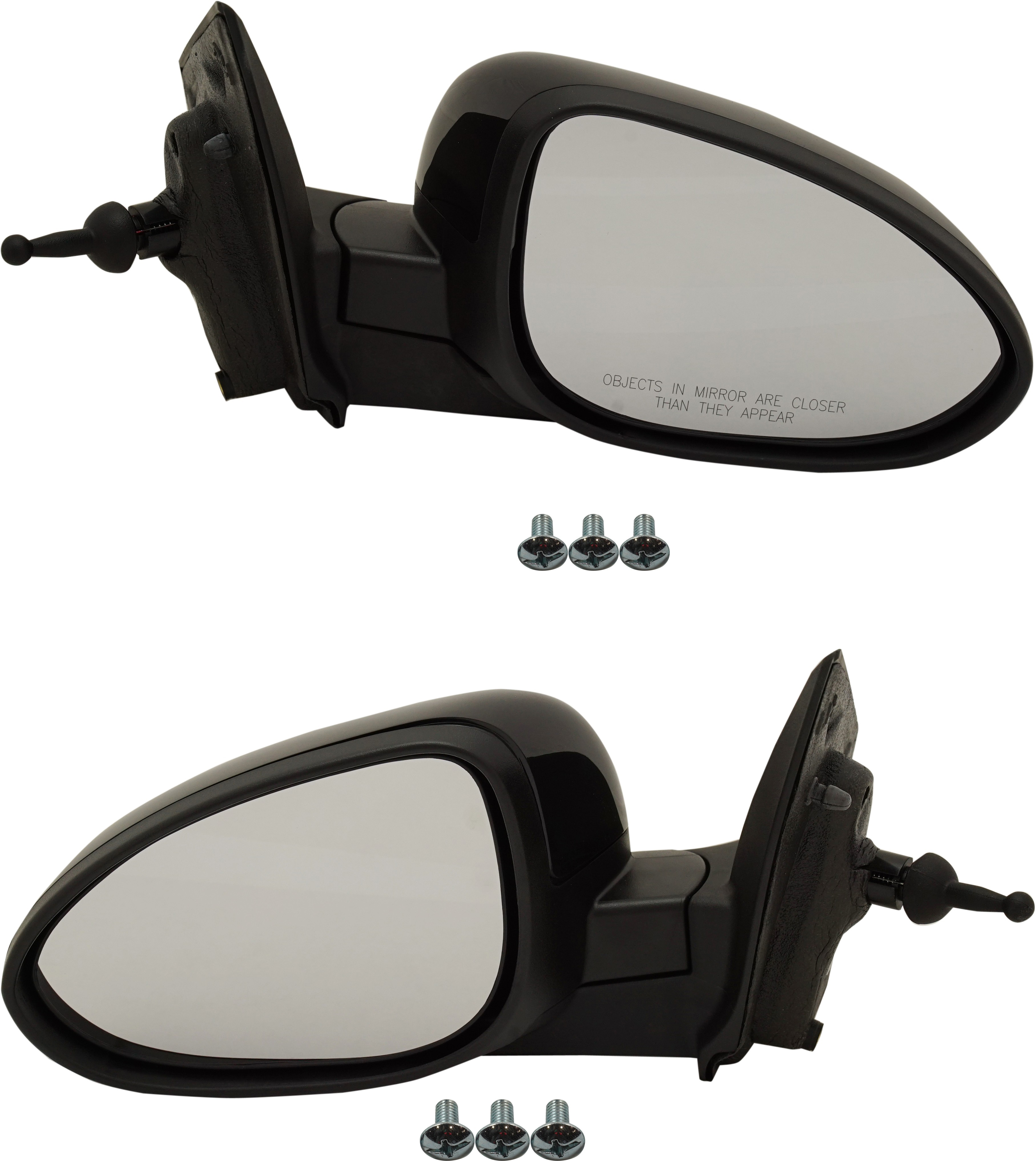 AM SONIC 13-14 MIRROR RH AND LH Power Manual Folding Non Heated Paintable No Blind Spot Feature Hatchback Sedan SKU SET GM189ER Partslink GM1321534 GM1320534 OEM 95205472-95205471