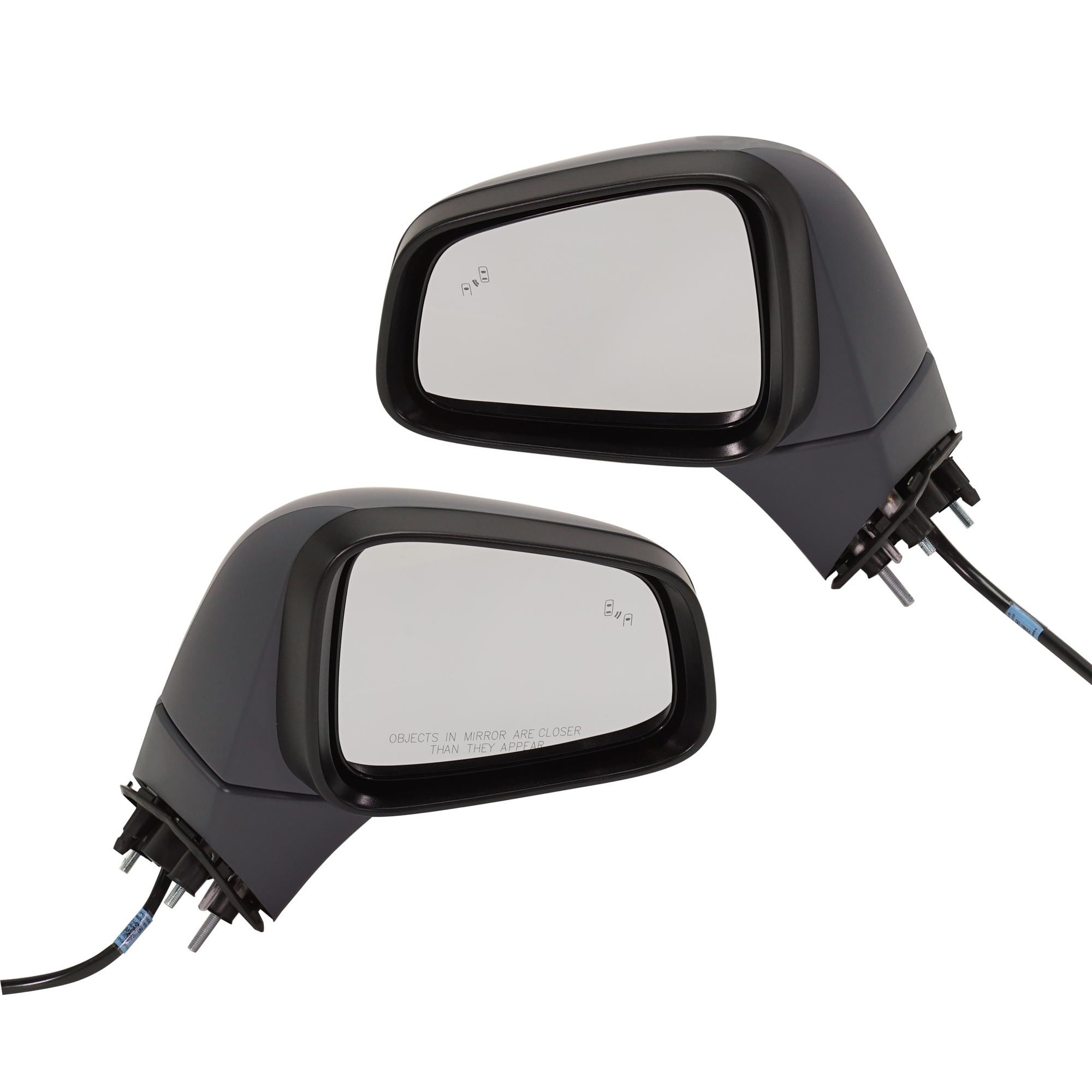 AM TRAX 17-21 MIRROR RH AND LH Power Manual Folding Heated Paintable w BSD and Signal Light w o Side Object Sensor LT Premier Models Mexico Built Vehicle SKU SET GM208ER S OEM 42590880 PFM 42590952 PFM