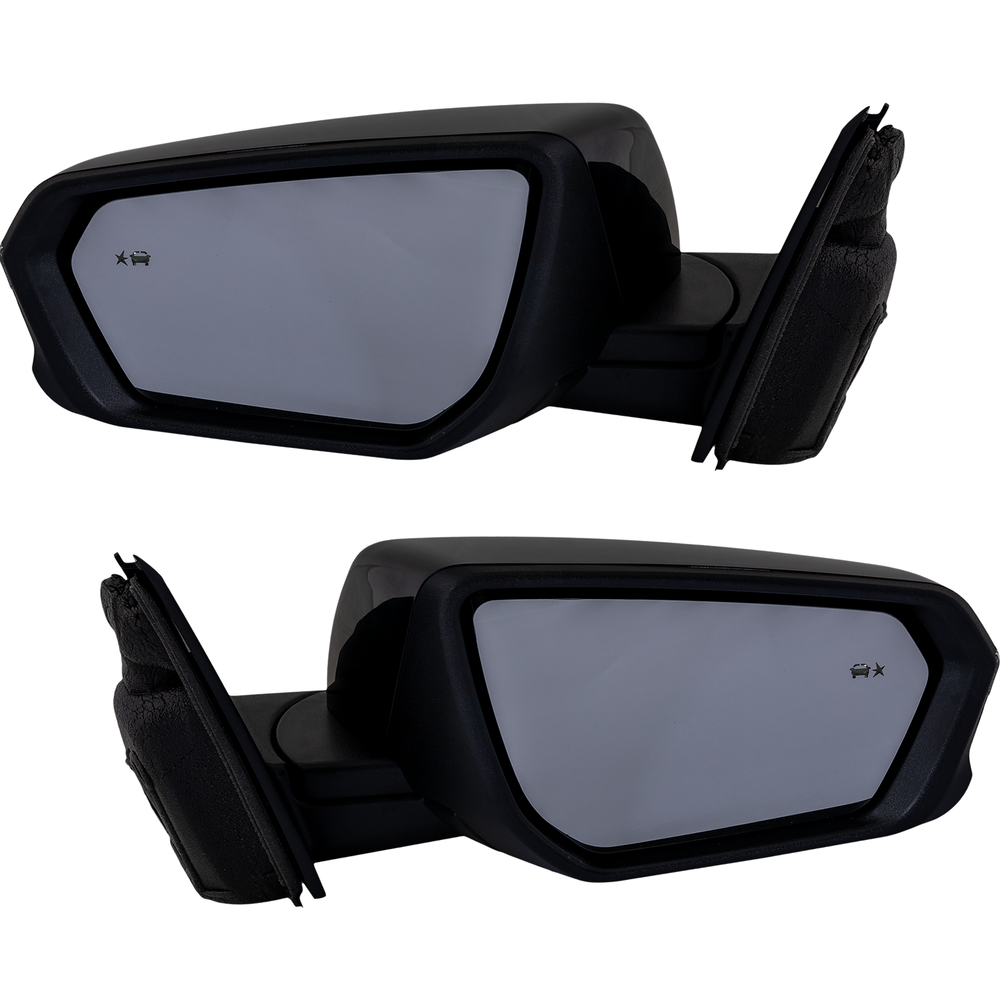 AM TERRAIN EQUINOX 18-23 MIRROR RH AND LH Power Manual Folding Heated Paintable w BSD and Signal Light Exc. Denali Model SKU SET GM210ER S Partslink GM1320594 GM1321594 OEM 84225387-23406416-84545949-234