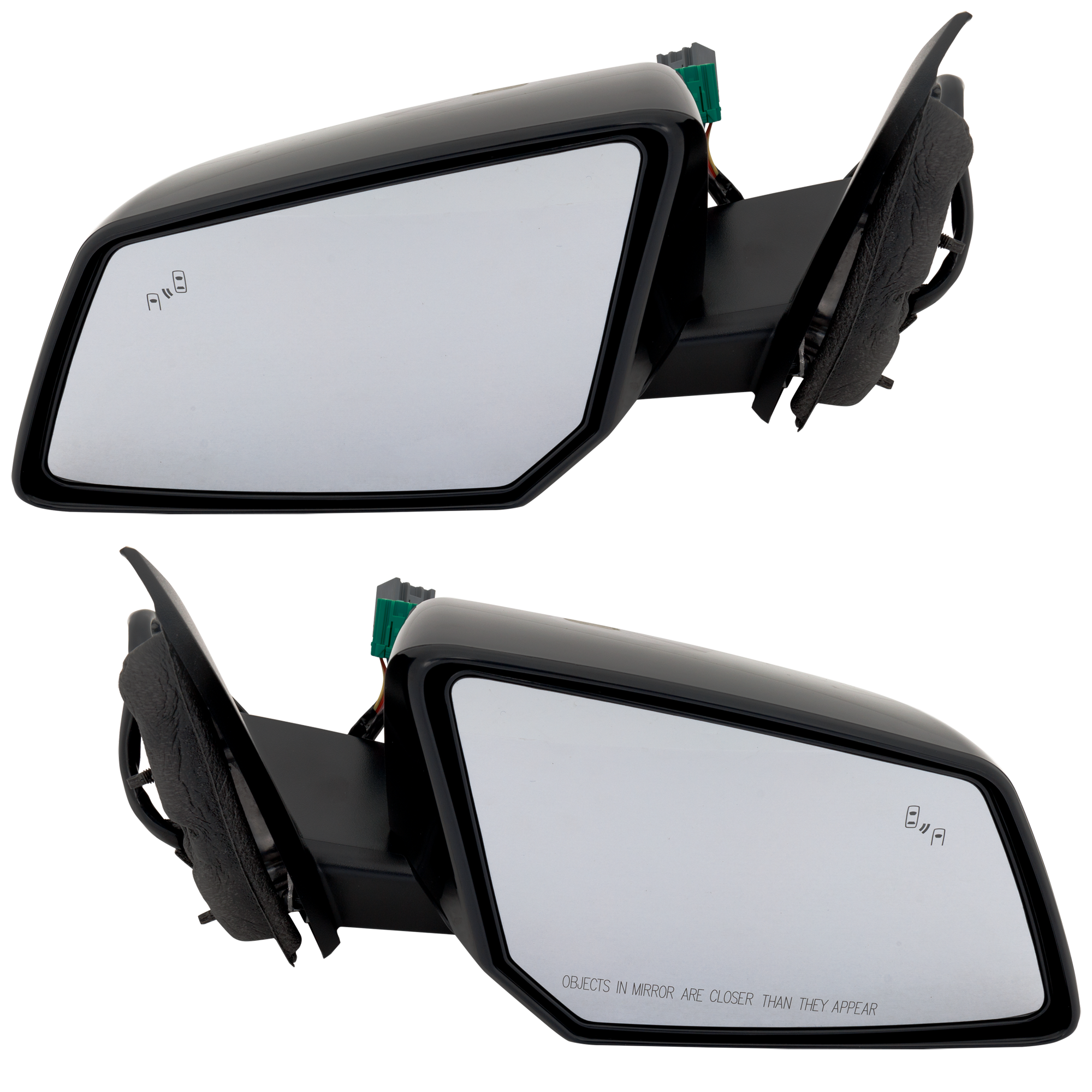 AM ACADIA 13-16 TRAVERSE 13-17 MIRROR RH AND LH Power Power Folding Heated Paintable w BSD in Glass In housing Signal Light and Memory No Auto dimming SKU SET GM218ER S Partslink GM1320592 GM1321592 OEM 84216799 PFM 84216800