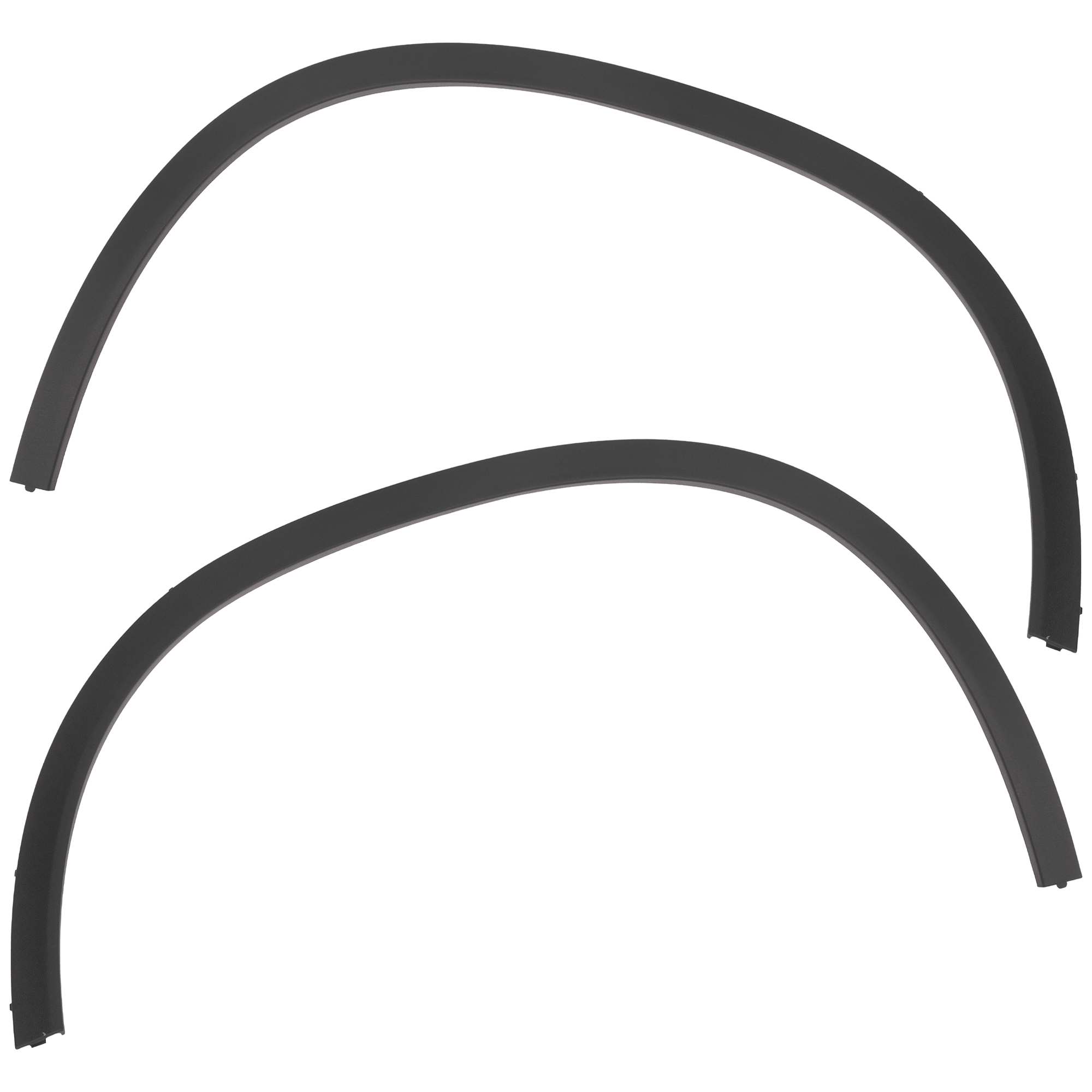 AM GLE CLASS 16-19 FRONT WHEEL OPENING MOLDING RH AND LH Textured Black Sport Utility Coupe SKU SET GM22130001 Partslink MB1290102 MB1291102 OEM 2928856522-2928856622