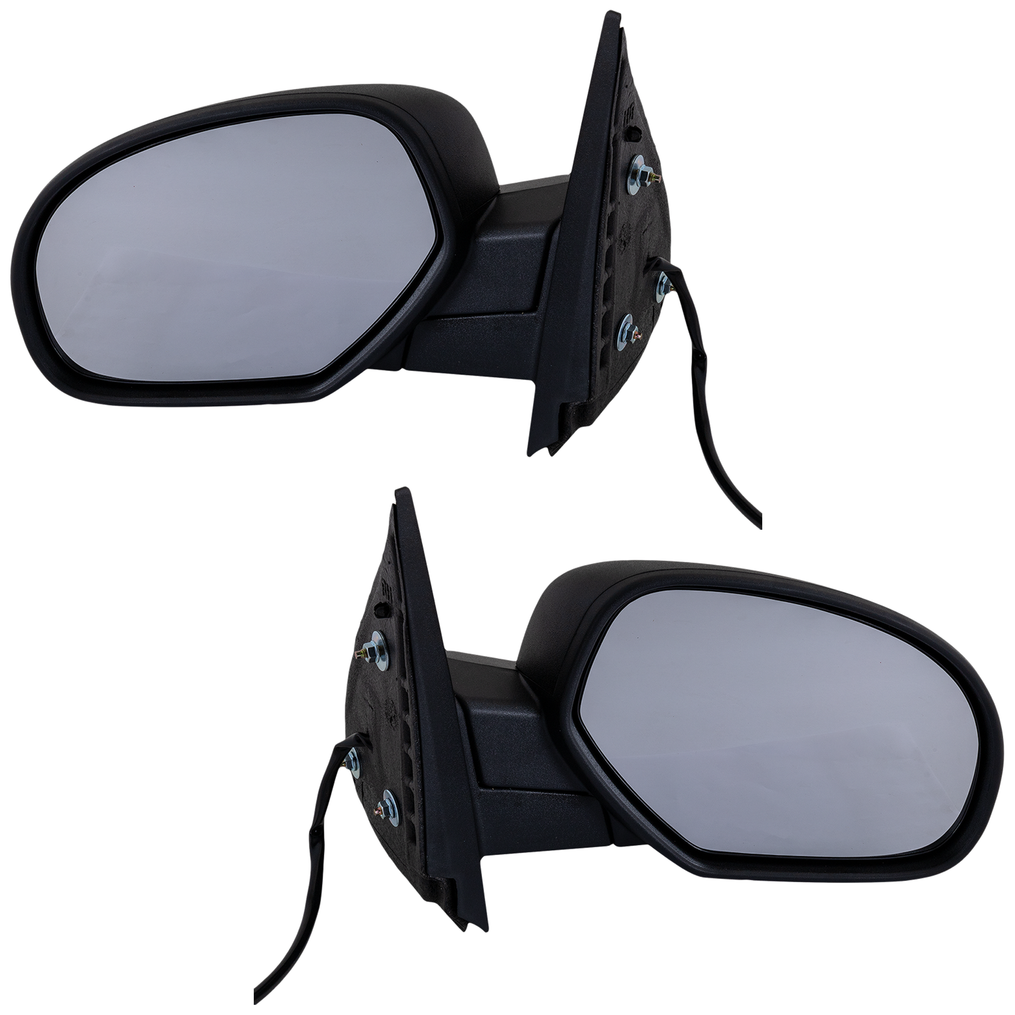 AM SILVERADO 2500 HD 3500 HD 07-14 SIERRA 2500 HD 3500 HD 07-10 MIRROR RH AND LH Power Manual Folding Non Heated Textured No Signal Light SKU SET GM221ER Partslink GM1320437 GM1321437 OEM 25775839-25831053