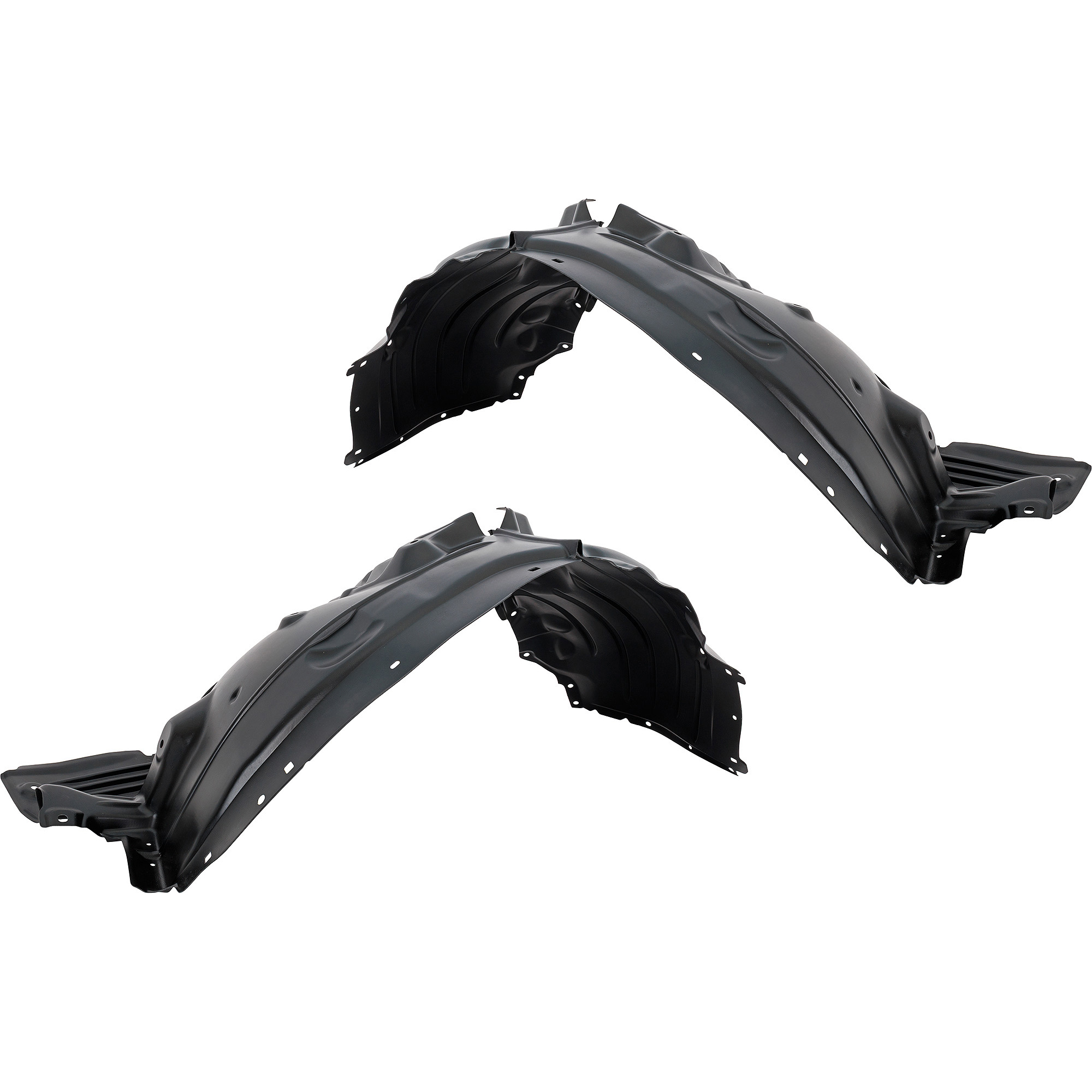 AM CX 90-24-24 FRONT FENDER LINER RH AND LH Injection Form w o Insulation Foam CAPA SKU SET GM22210143Q Partslink MA1248159C MA1249159C OEM KMV656130A KMV656140A