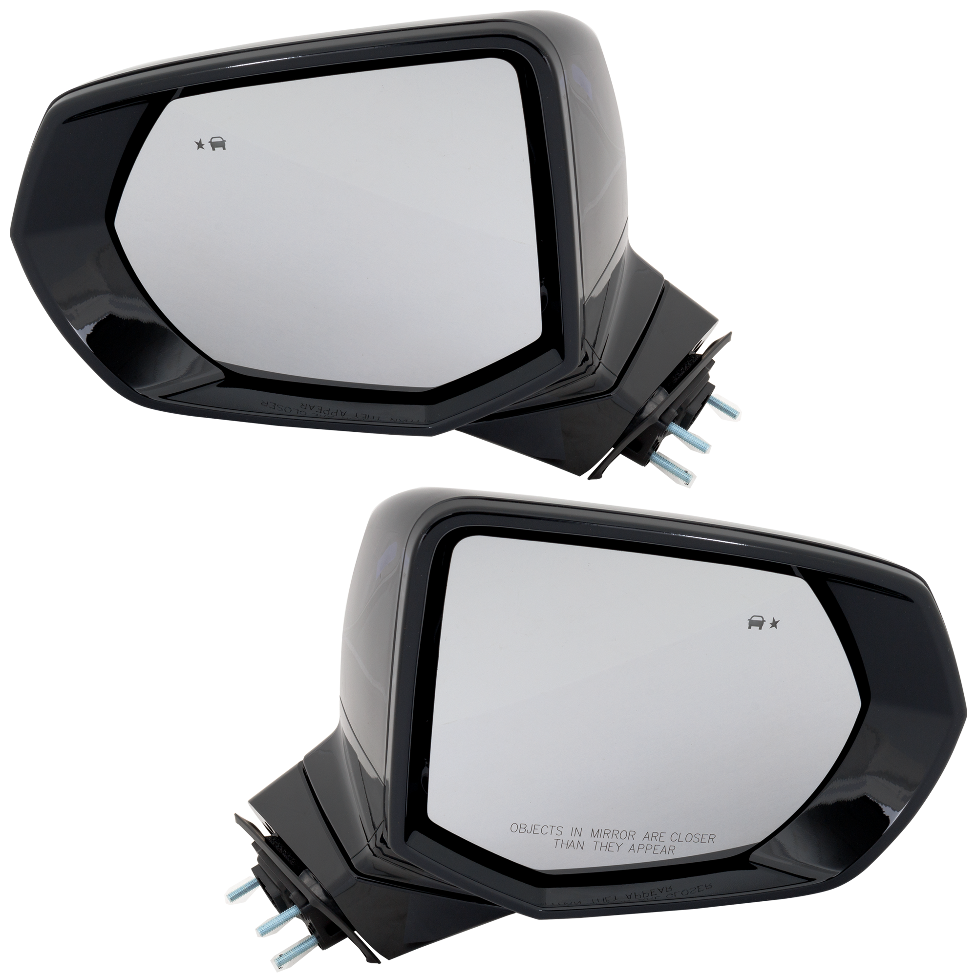 AM TAHOE SUBURBAN 21-24 MIRROR RH AND LH Power Manual Folding Heated Paintable w BSD No Auto dimming Memory Puddle Light and Signal Light SKU SET GM244ER S Partslink GM1320657 GM1321657 OEM 84977313 PFM 84977314 PFM