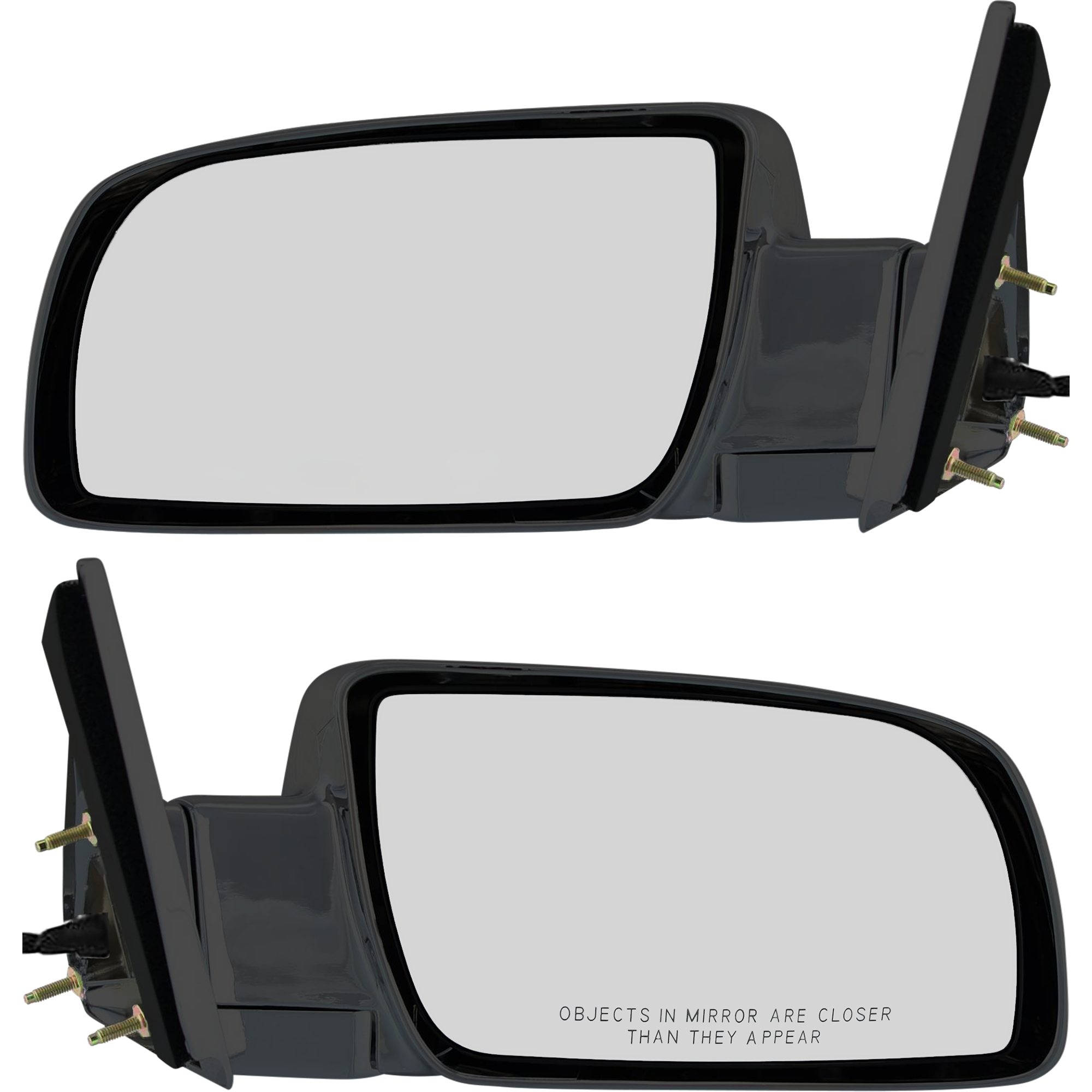AM C K FULL SIZE P U 88-02 MIRROR RH AND LH Power Manual Folding Non Heated Paintable No Auto dimming BSD Memory and Signal Light Standard Type SKU SET GM24ER Partslink GM1320122 GM1321122 OEM 15764757-15764758