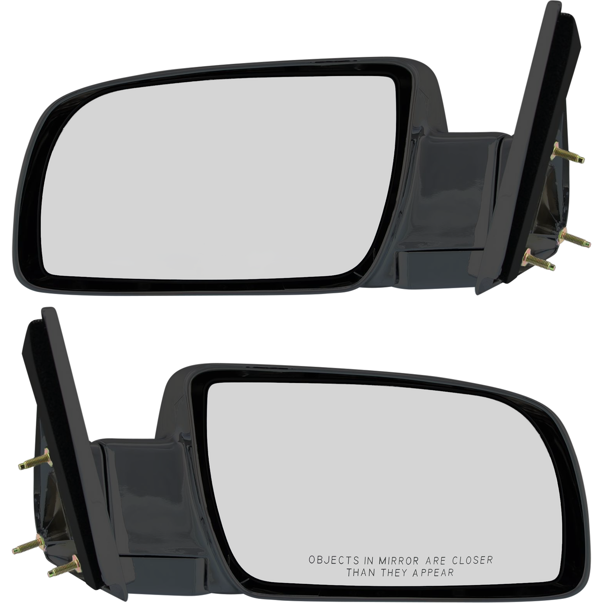 AM C K FULL SIZE P U 88-02 MIRROR RH AND LH Manual Adjust Manual Folding Non Heated Paintable No Auto dimming BSD Memory and Signal Light Standard Type SKU SET GM24R Partslink GM1320123 GM1321123 OEM 15764759-15764760