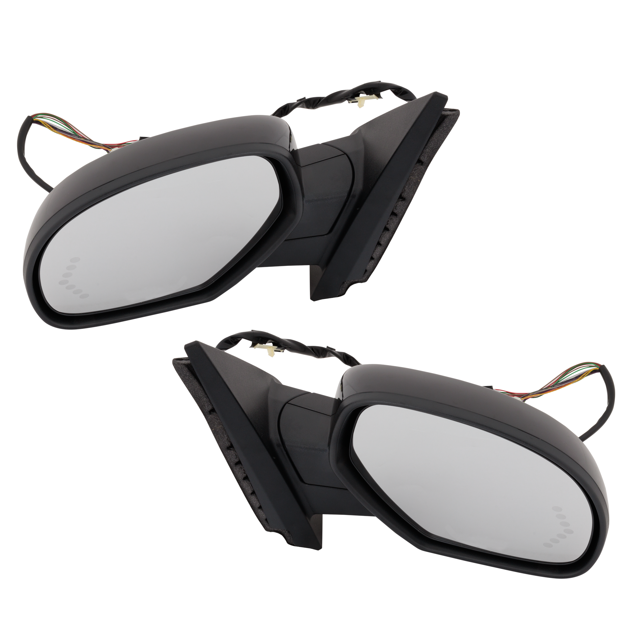 AM SILVERADO 1500-07-13 SIERRA 2500 HD 11-14 MIRROR RH AND LH Power Power Folding Heated Paintable w Arrow Signal Auto Dimming Memory Puddle Light and Signal Light No BSD SKU SET GM251ER S Partslink GM1321517 OEM 20756891-20843142