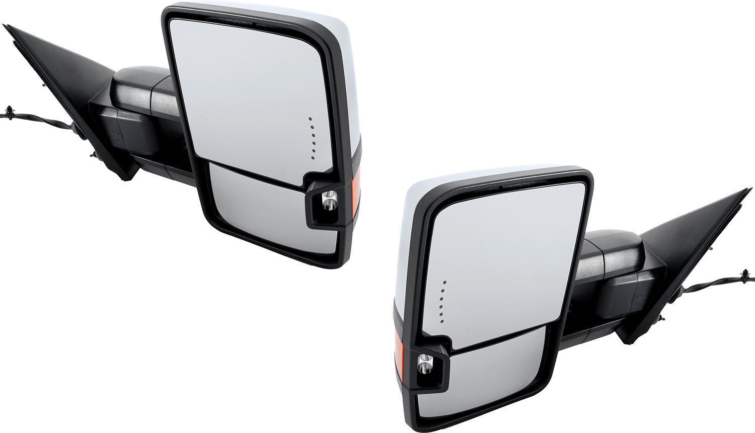 AM SILVERADO SIERRA 2500-3500-15-16 SILVERADO SIERRA 1500-15-19 TOWING MIRROR RH AND LH Power Power Folding Heated Chrome No BSD Auto Dimming and Puddle Light w Memory Spotlight and M SKU SET GM261ER S Partslink GM1320514 GM1321514 OEM 84228892-84691681